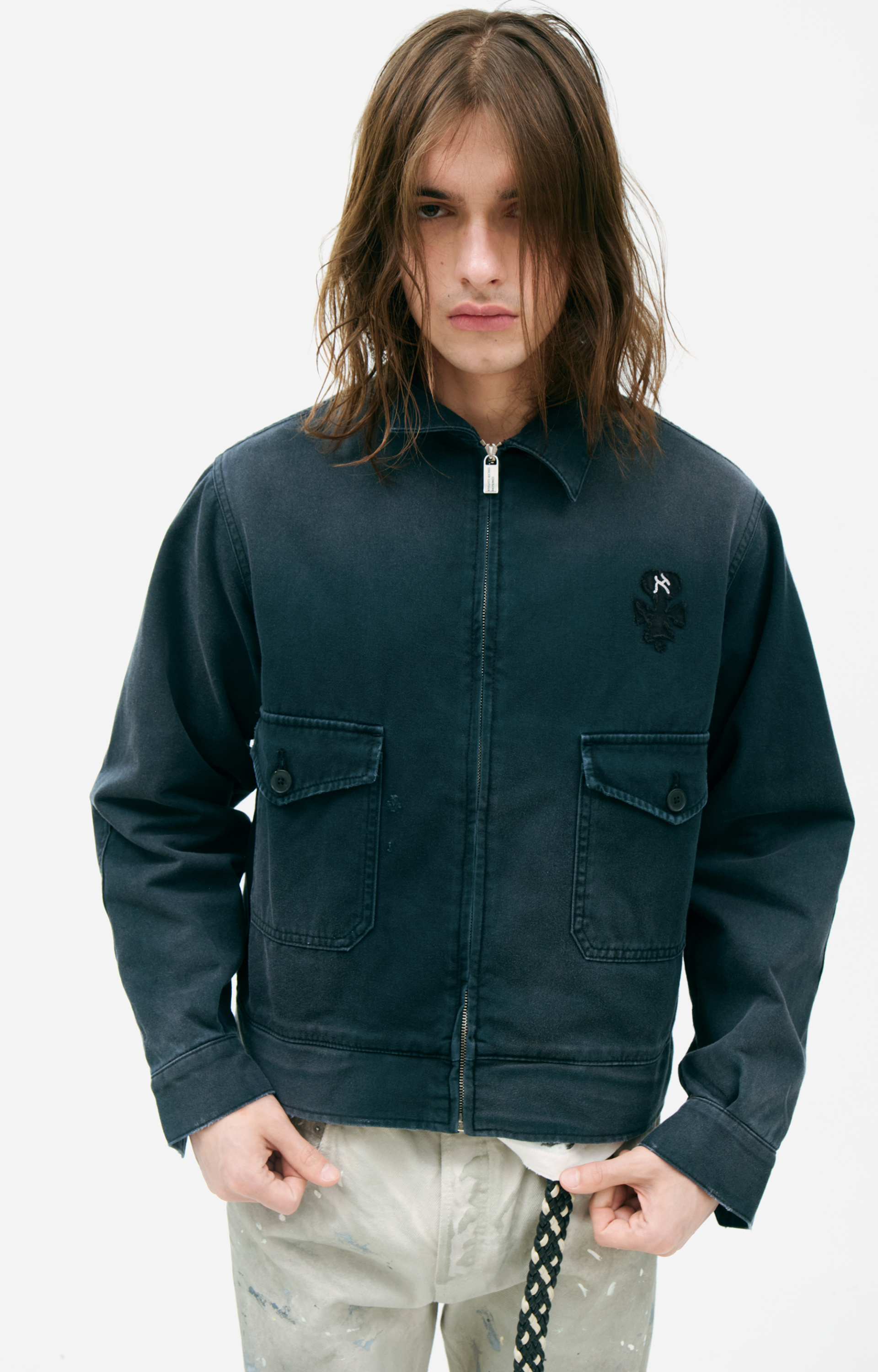 Enfants Riches Déprimés Wash-effect jacket