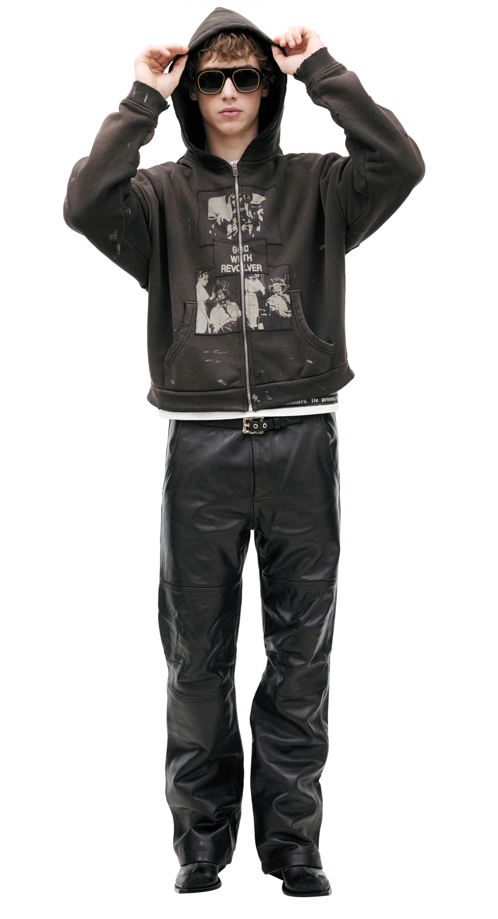 Enfants Riches Déprimés Cotton hoodie with zipper