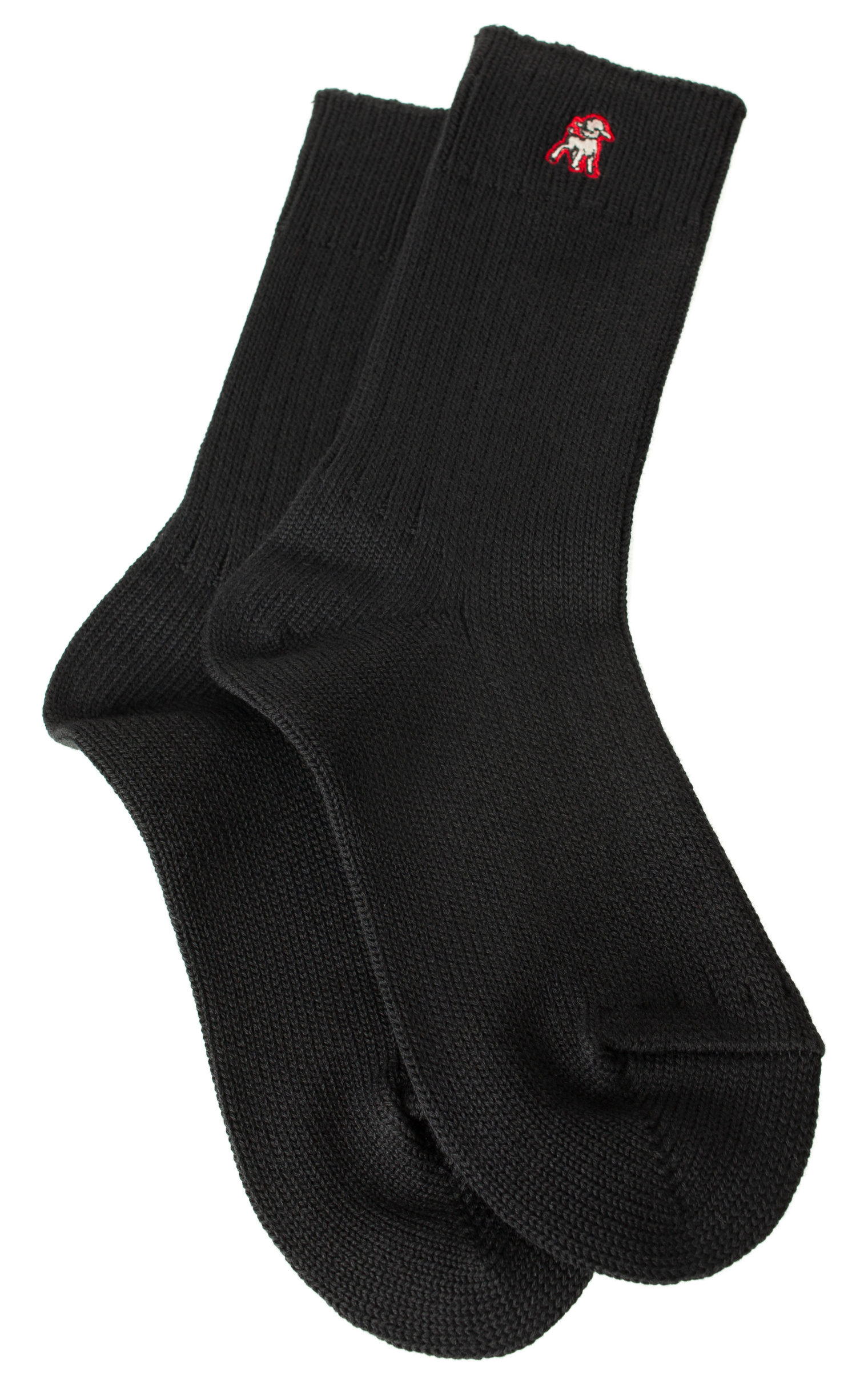 Undercover Black embroidered socks