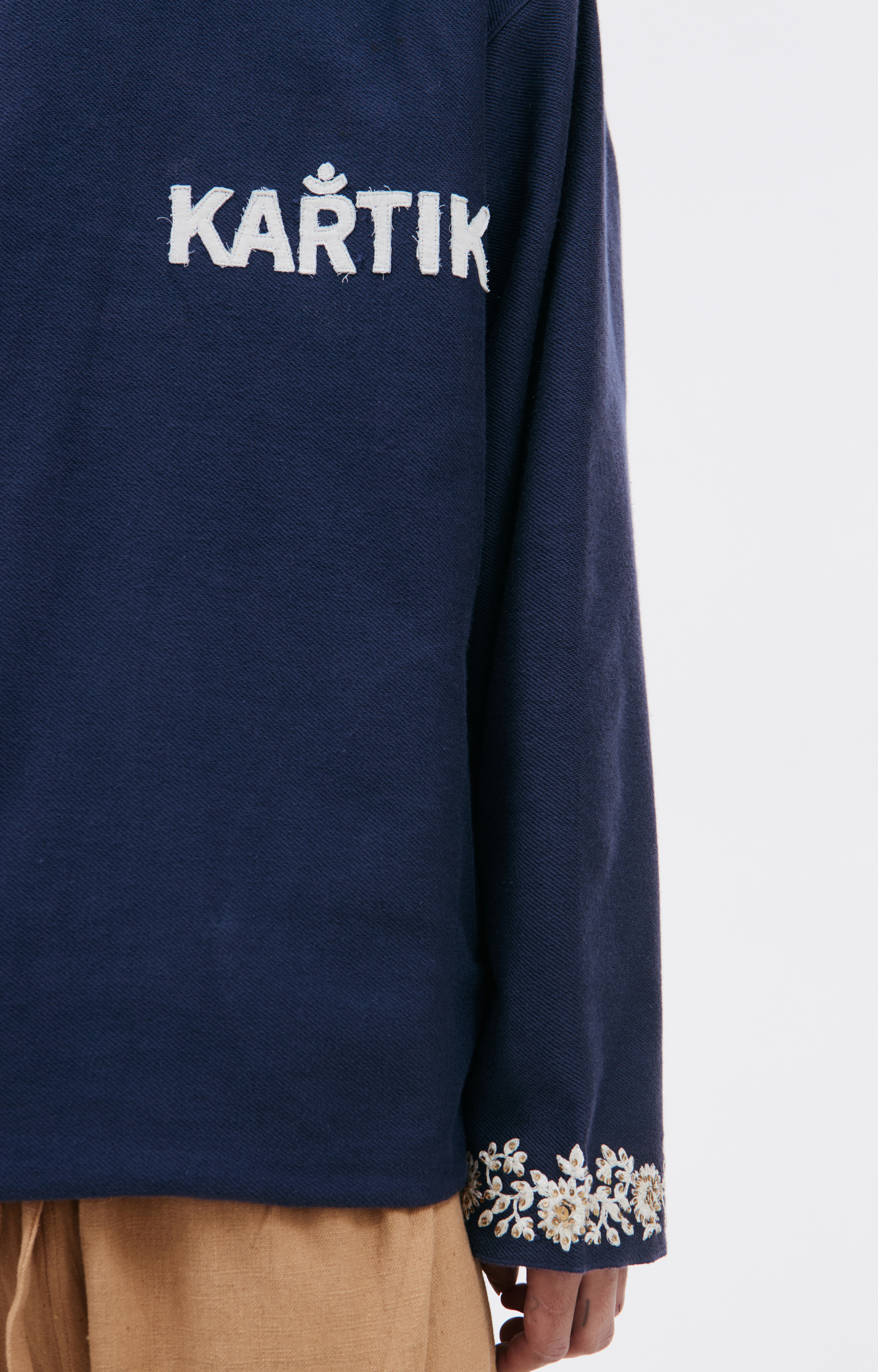 KARTIK Research Hand embroidered hoodie