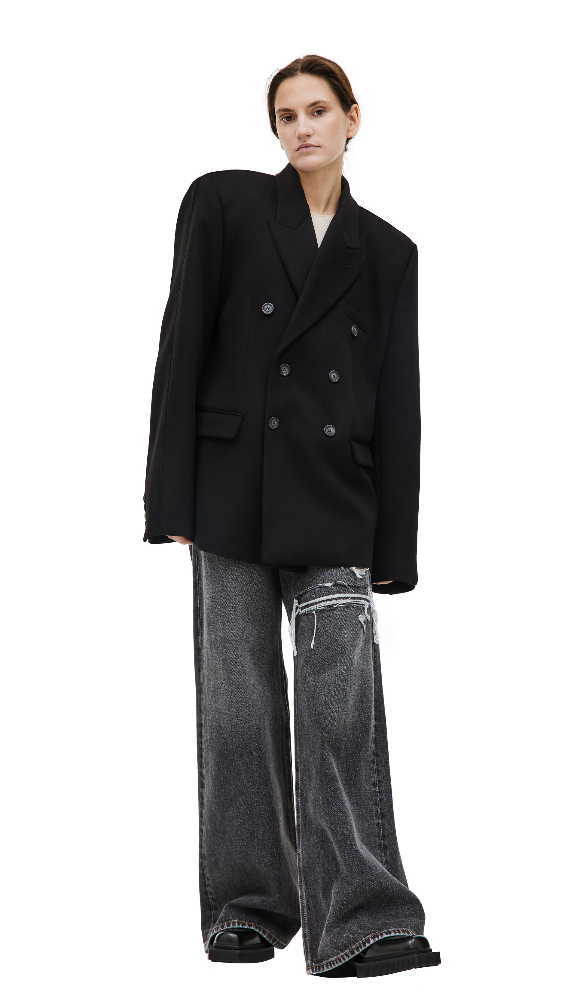 VTMNTS Black wool blazer