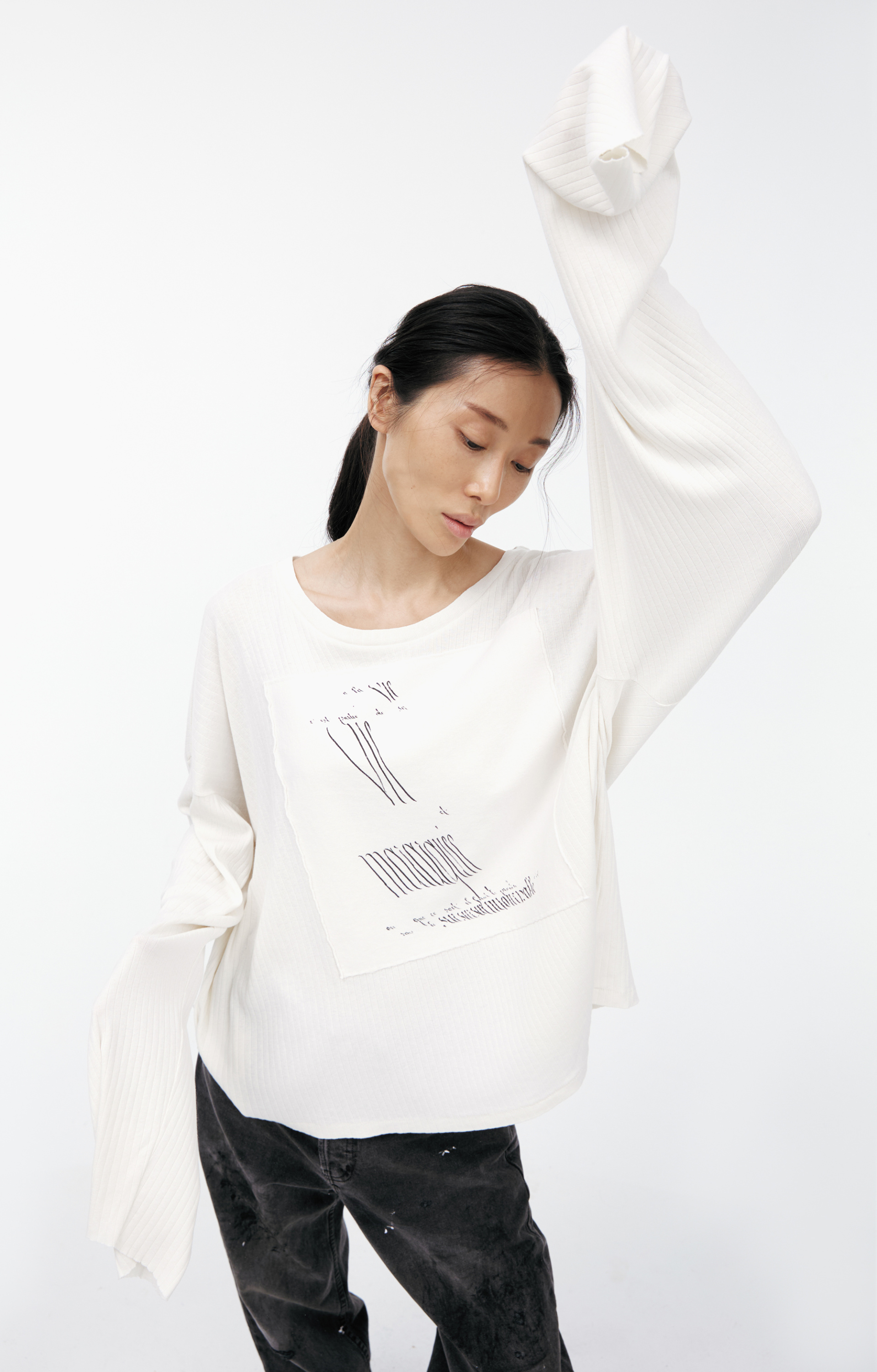 Enfants Riches Déprimés White patch longsleeve