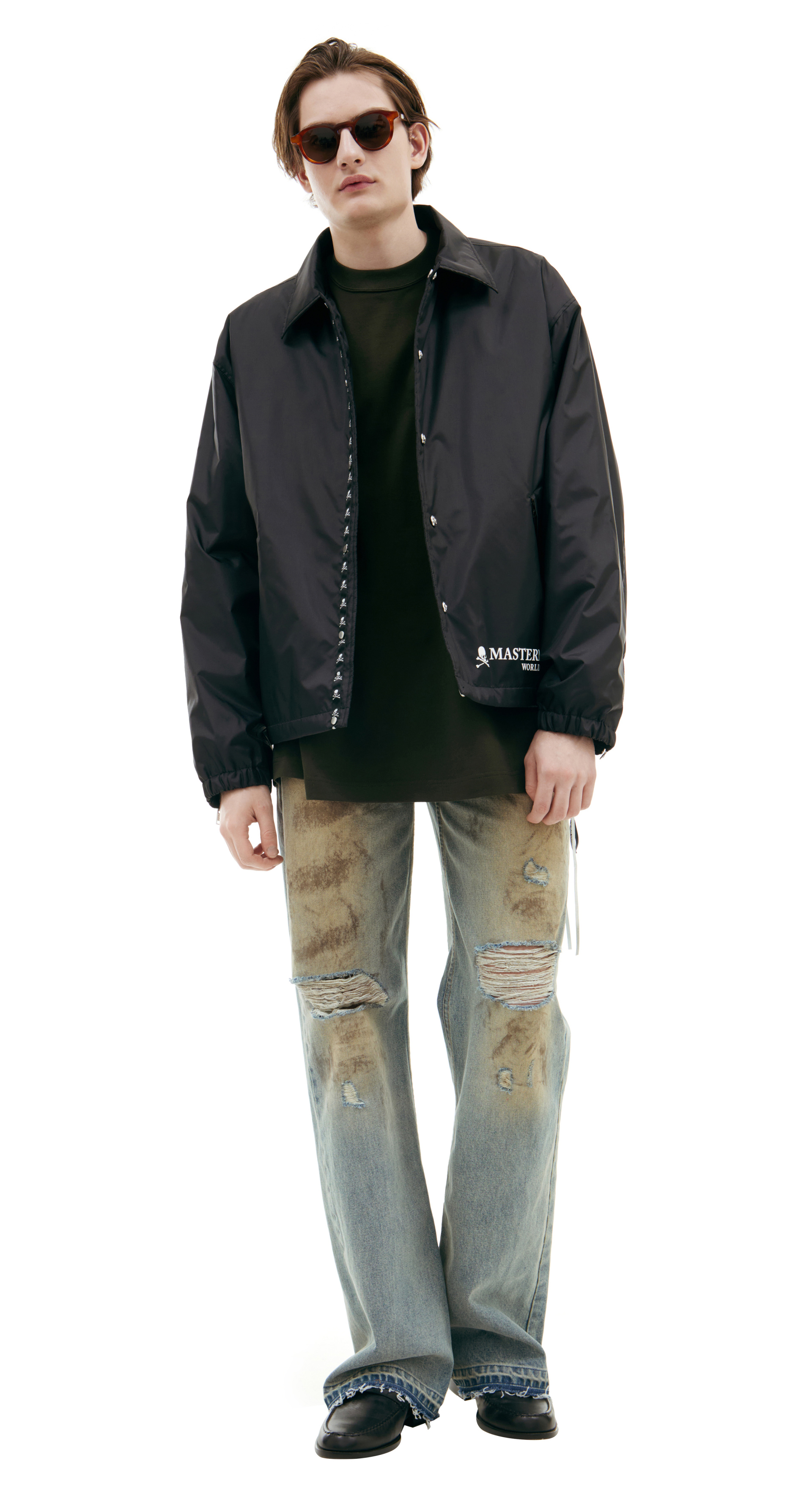 Mastermind WORLD Black button jacket