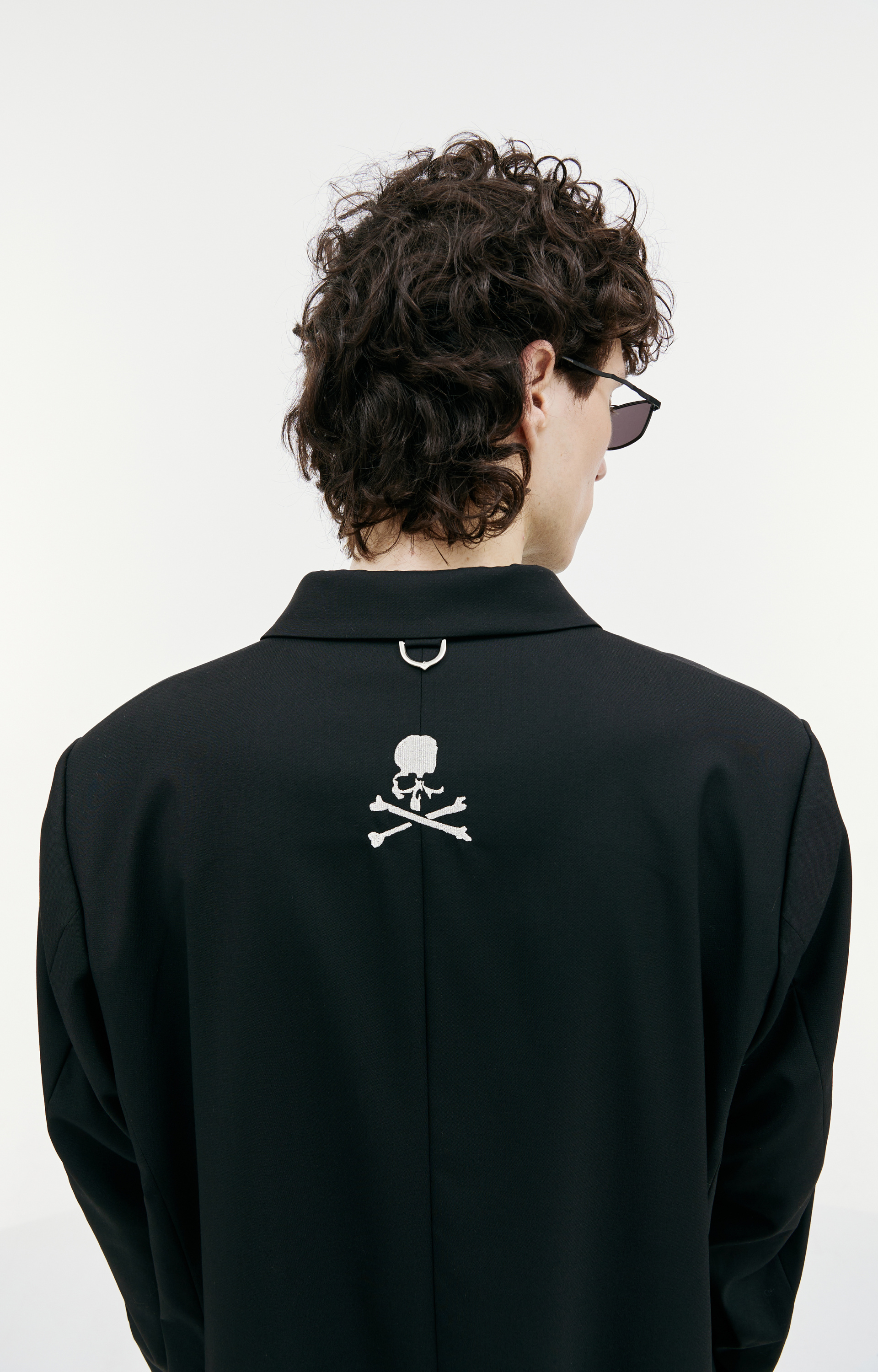 Mastermind WORLD \'May Peace\' embroidered wool blazer