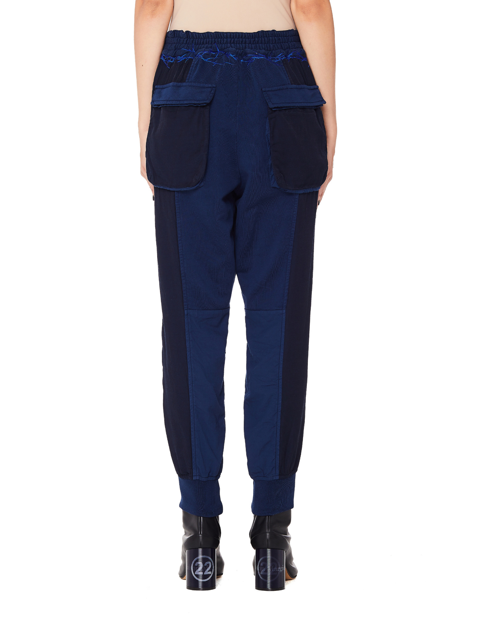 Haider Ackermann Embroidered Blue Sweatpants