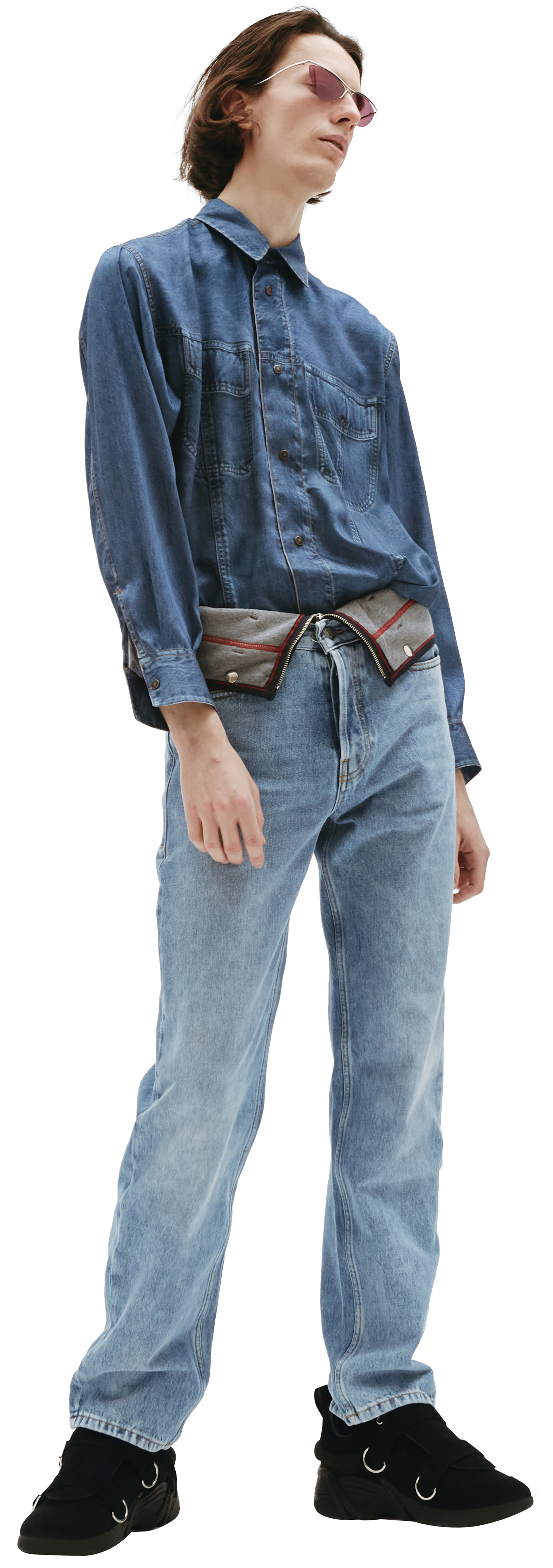 Diesel Straight Jeans with cotton waist