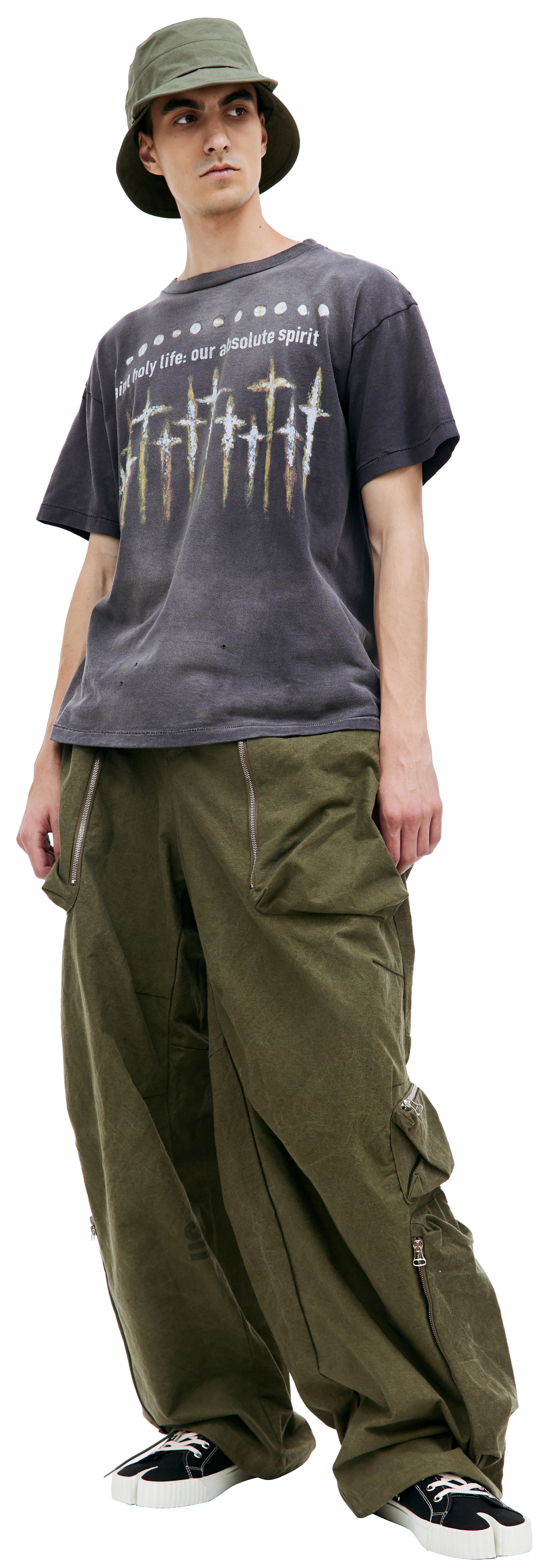 Saint Michael \'GOD\' printed t-shirt