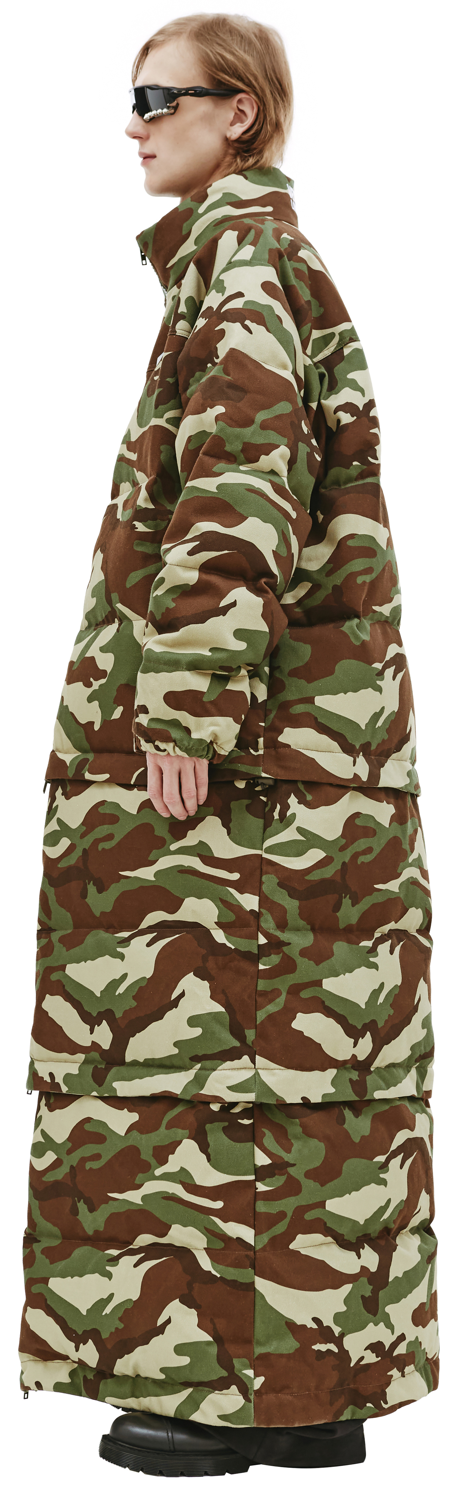 VETEMENTS Camouflage Maxi Padded Coat