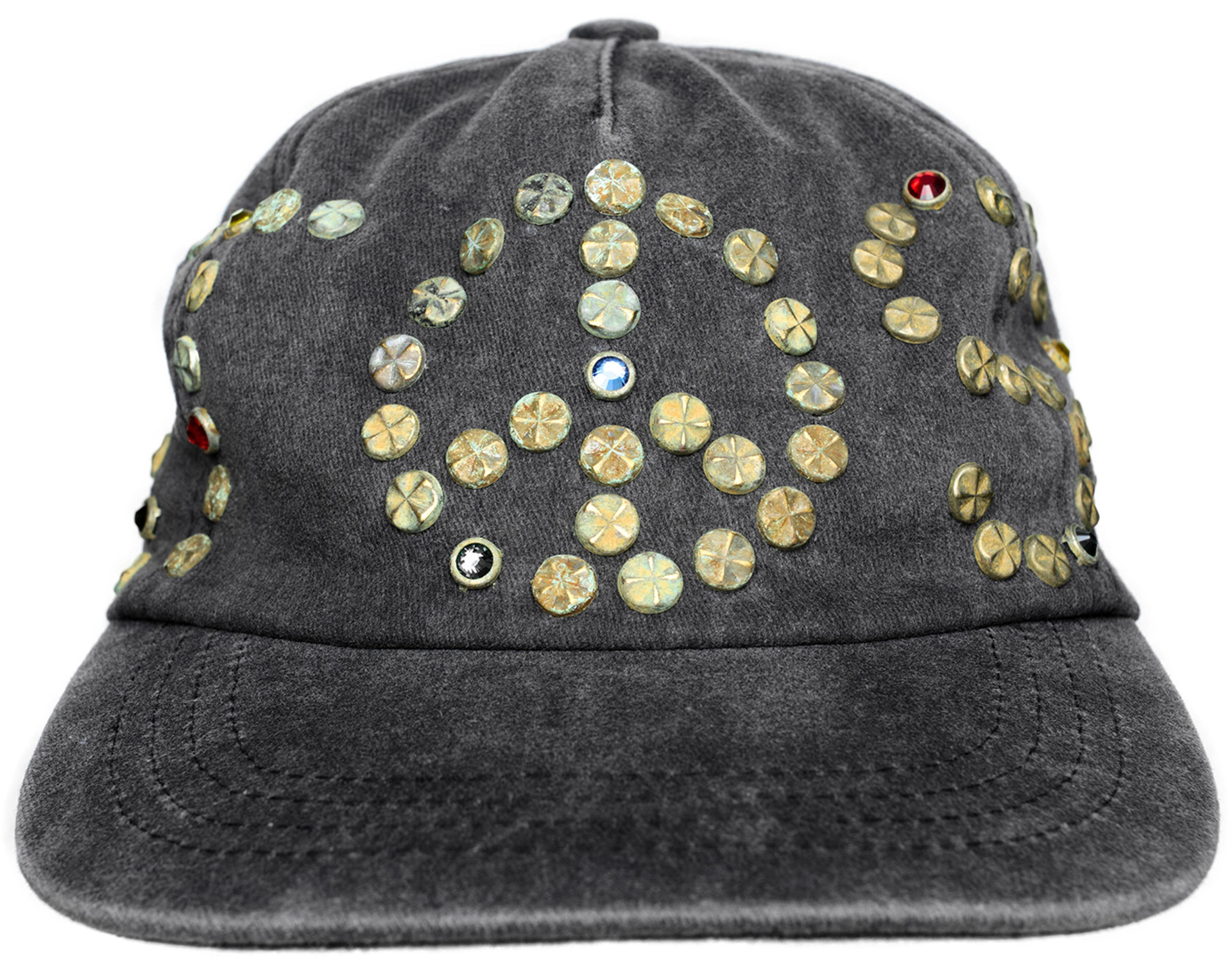 Satoshi Nakamoto Black cap with rivets