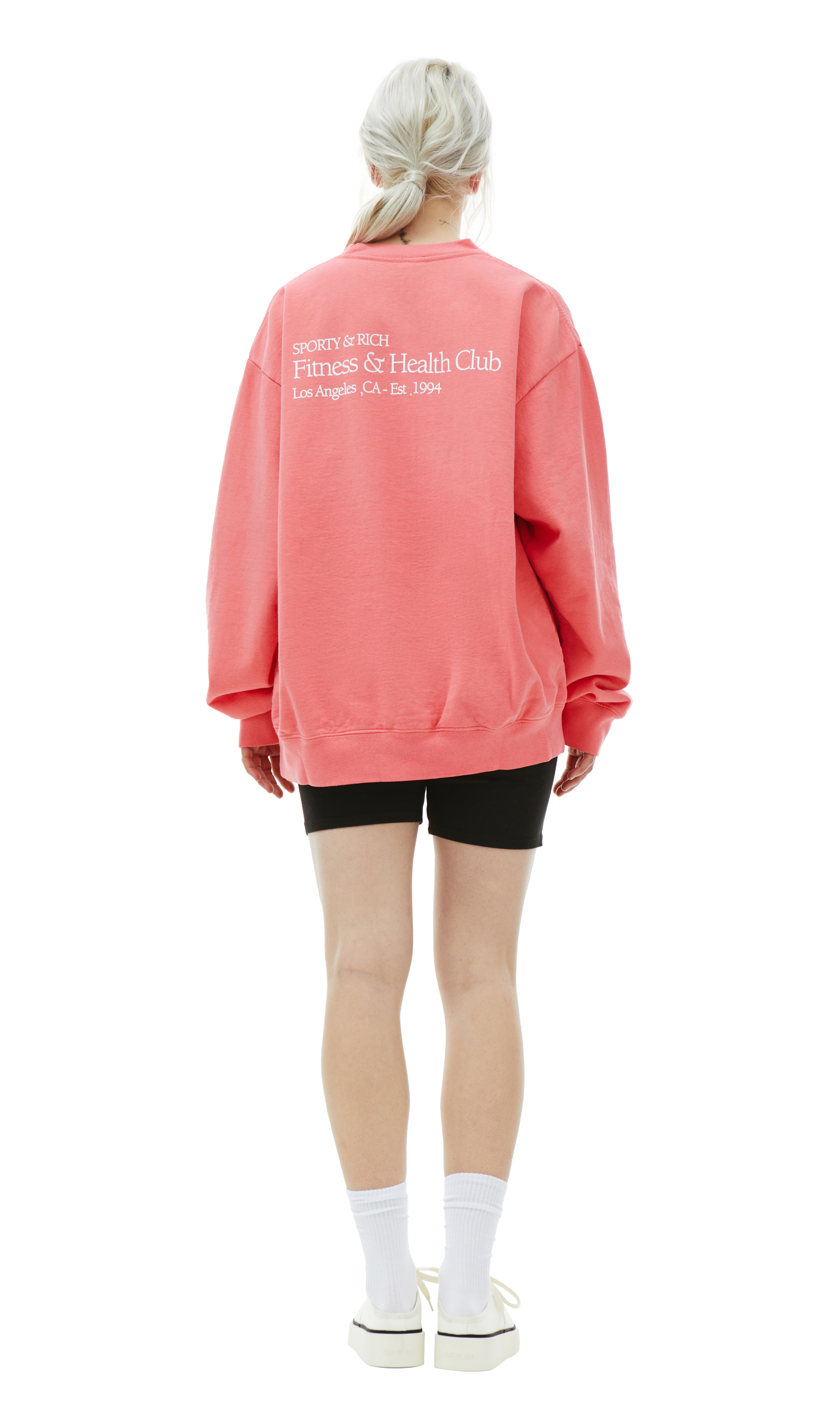SPORTY & RICH Cotton printed sweatshirt