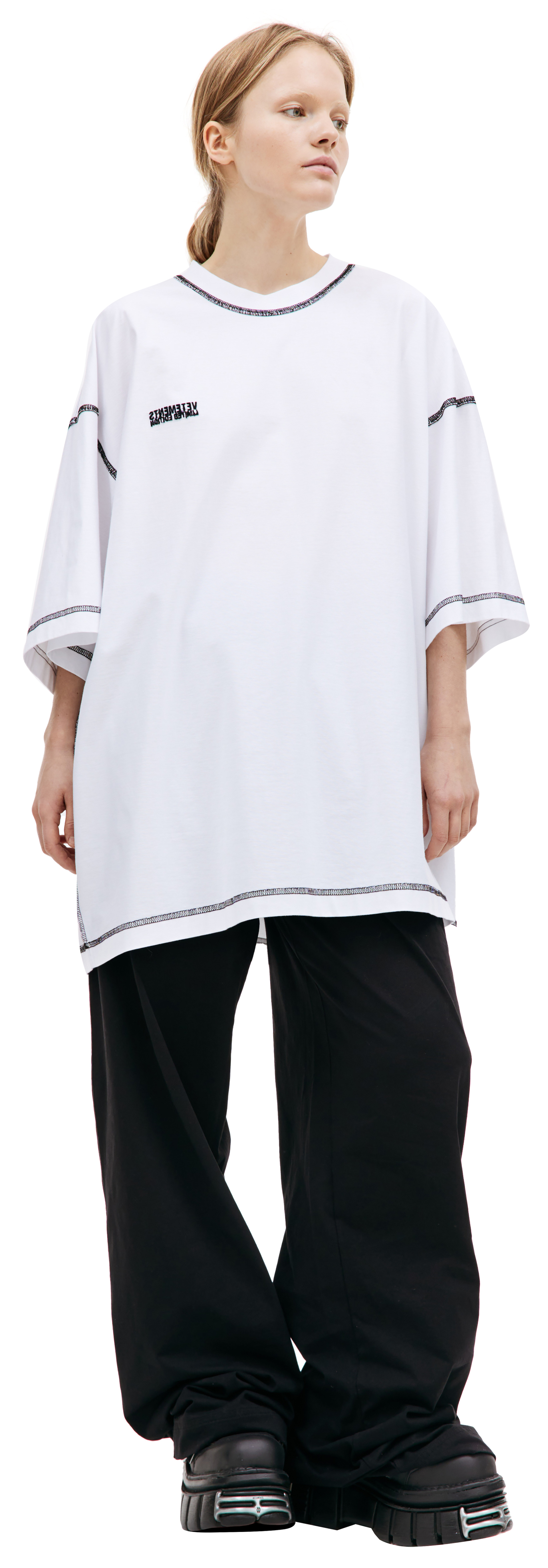 VETEMENTS Oversized inside-out t-shirt
