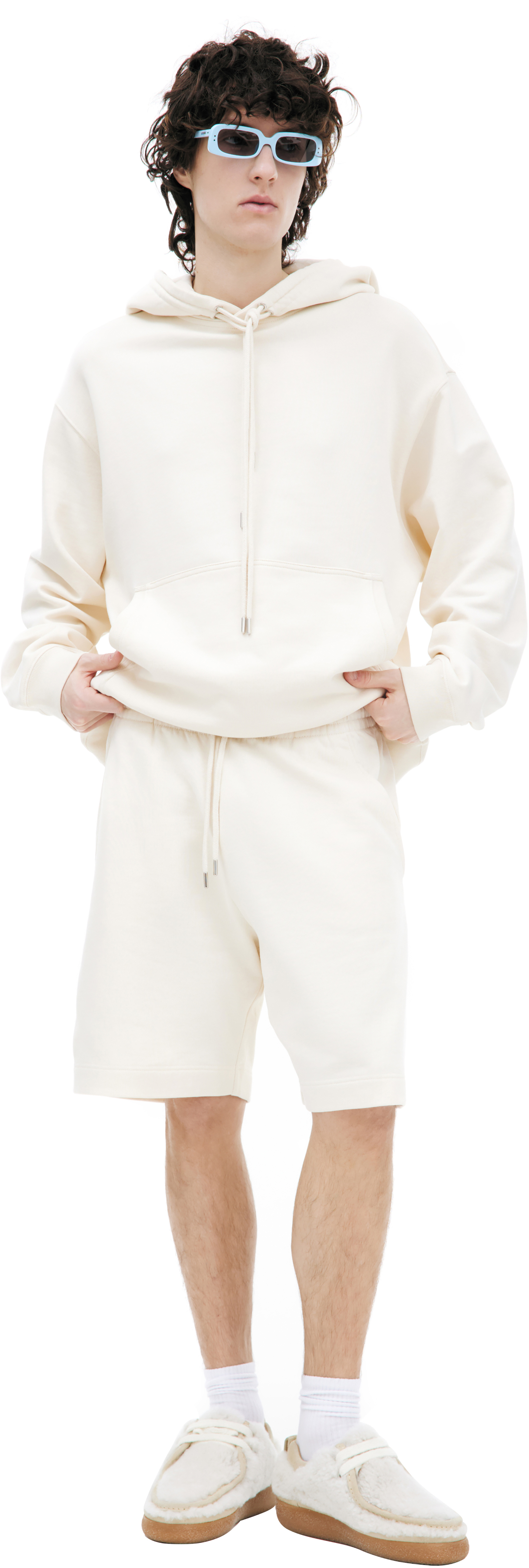 Dries Van Noten White cotton shorts