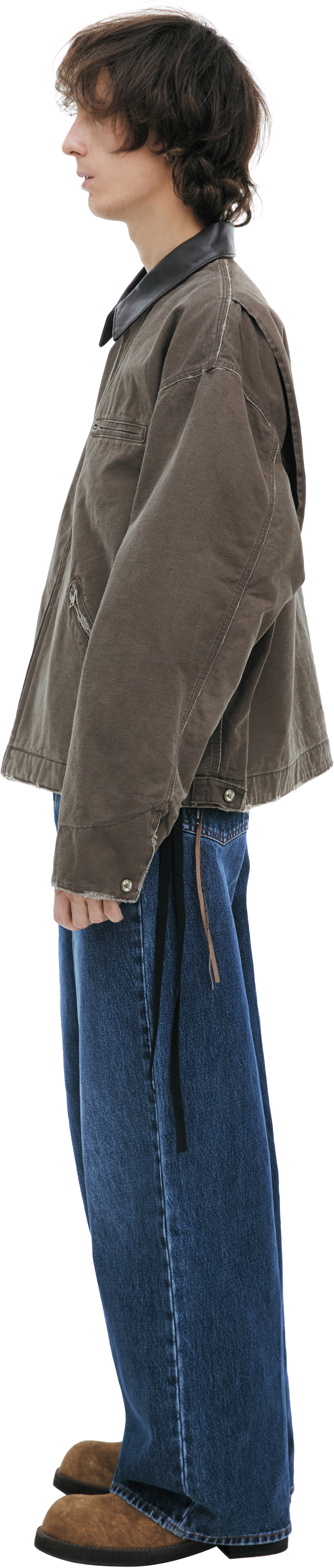 Mastermind WORLD Brown jacket with a skull logo