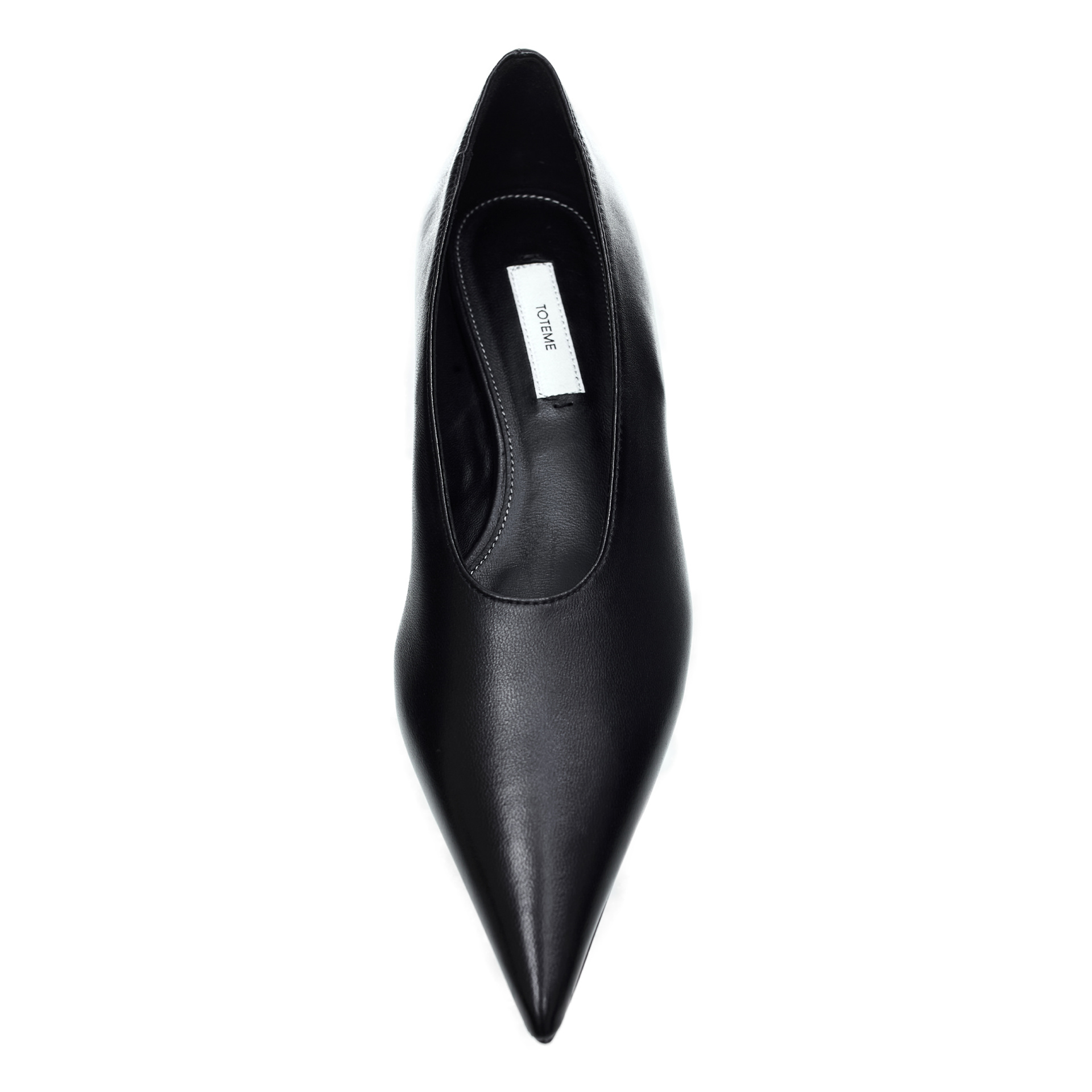 TOTEME Black leather heels