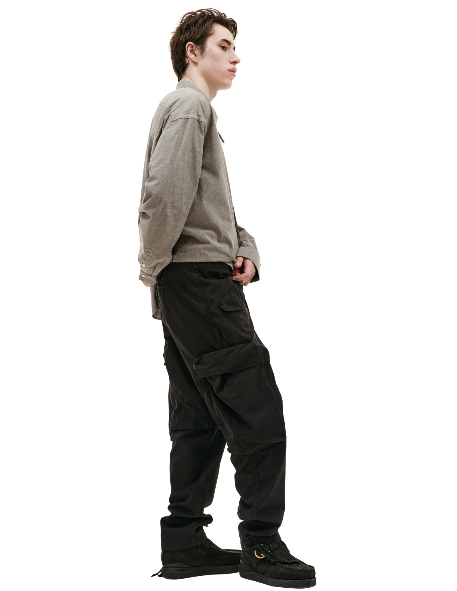 Greg Lauren Черные брюки карго
