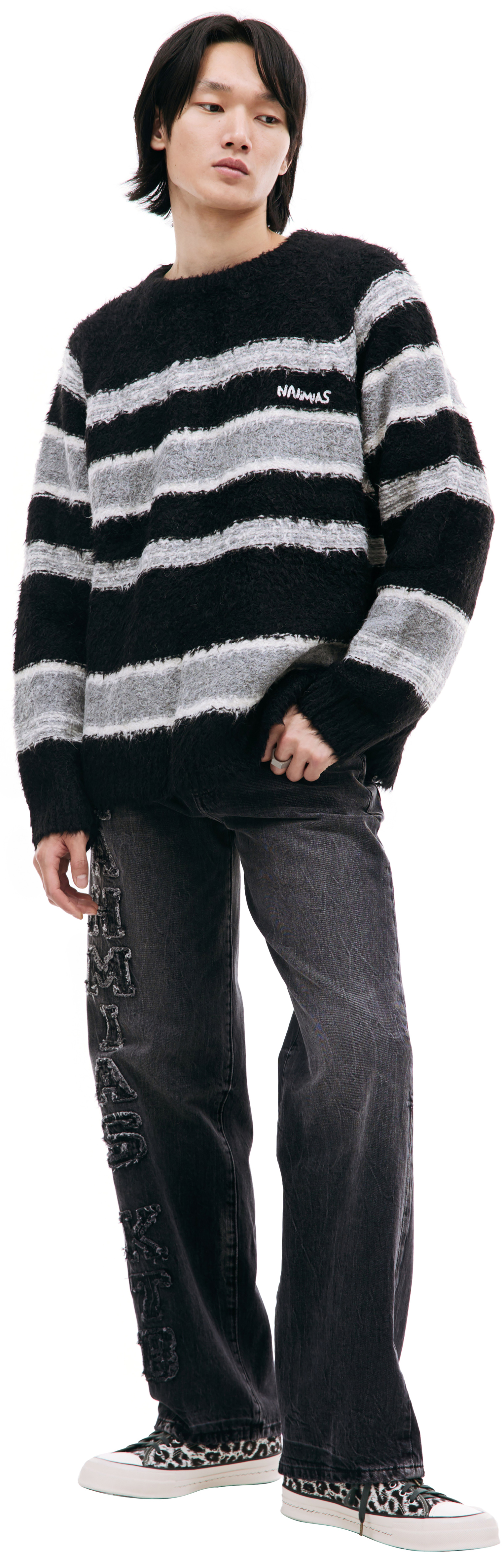 Nahmias Striped knit sweater