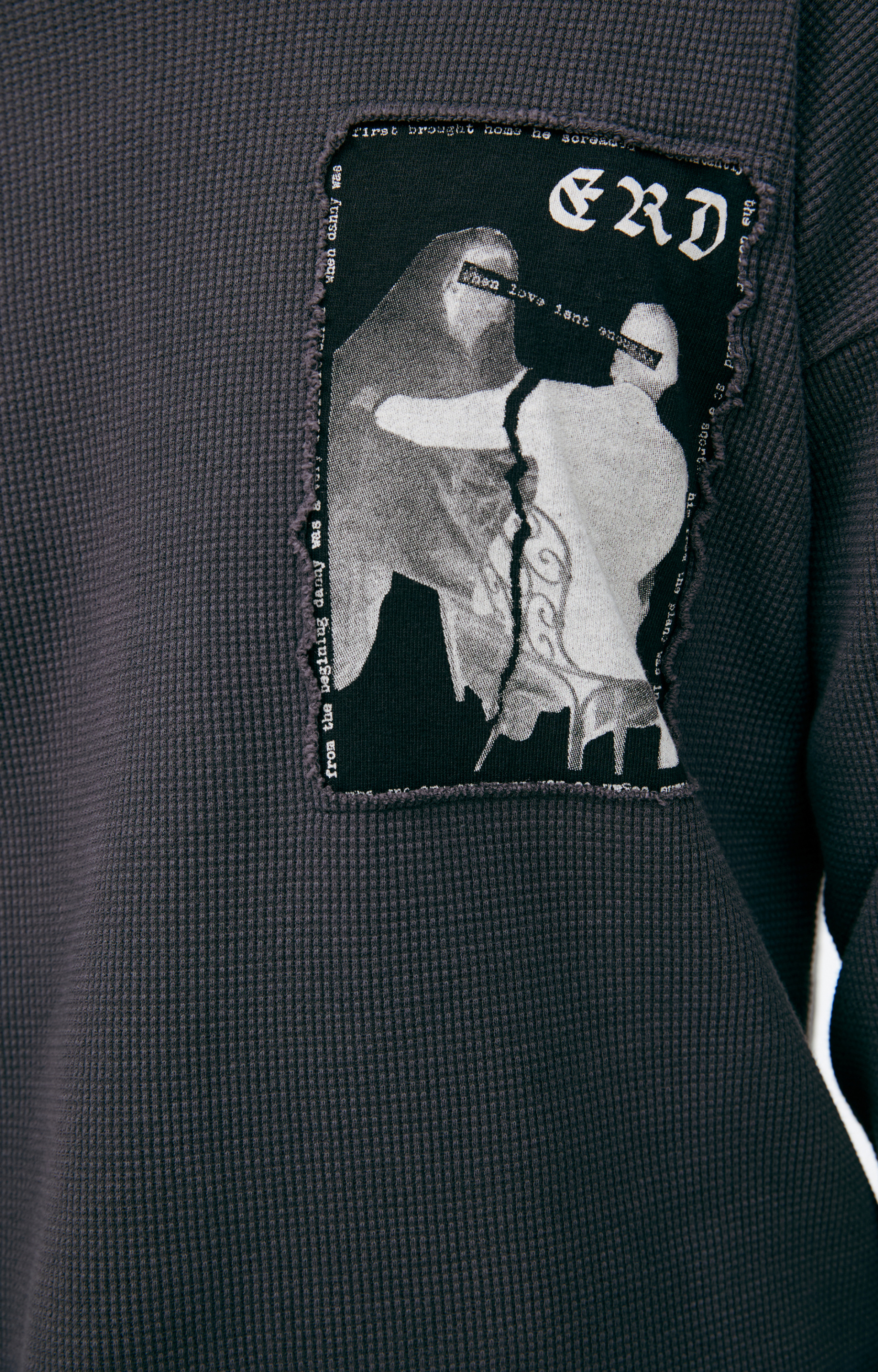 Enfants Riches Déprimés Grey longsleeve with patches