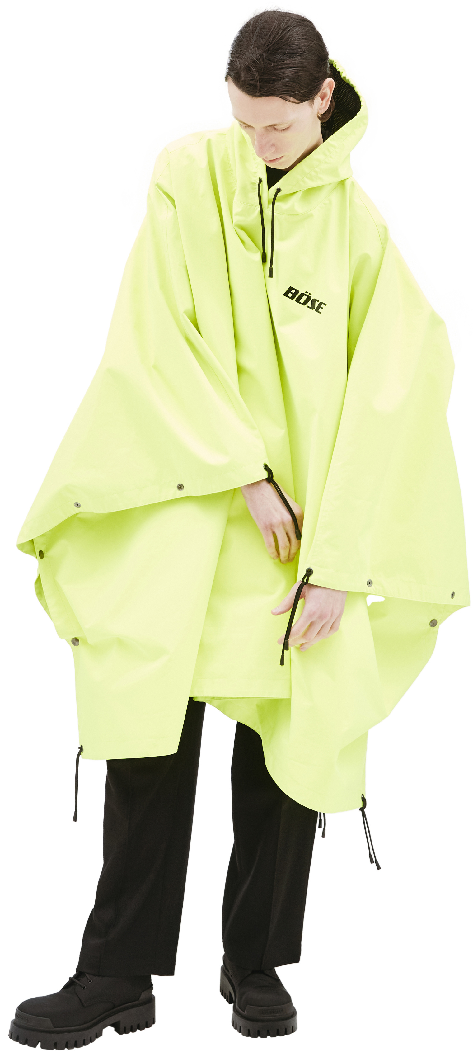 VETEMENTS Neon Yellow Böse Raincoat