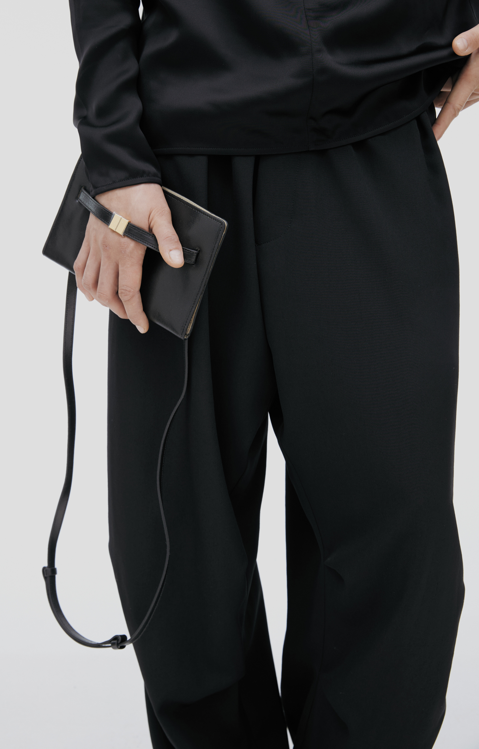 TOTEME blouse with a stand-up collar