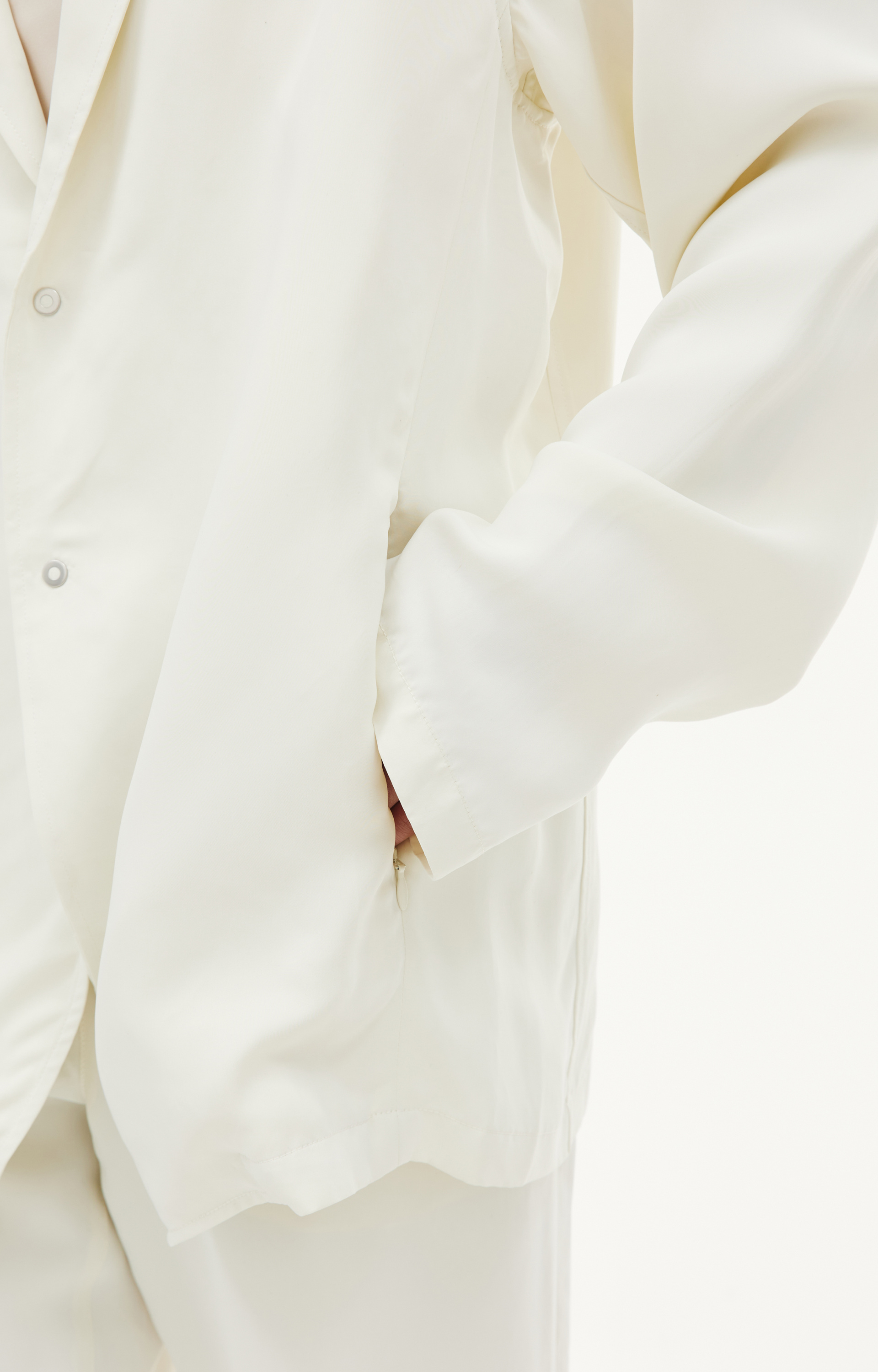 KIMMY White single-breasted blazer