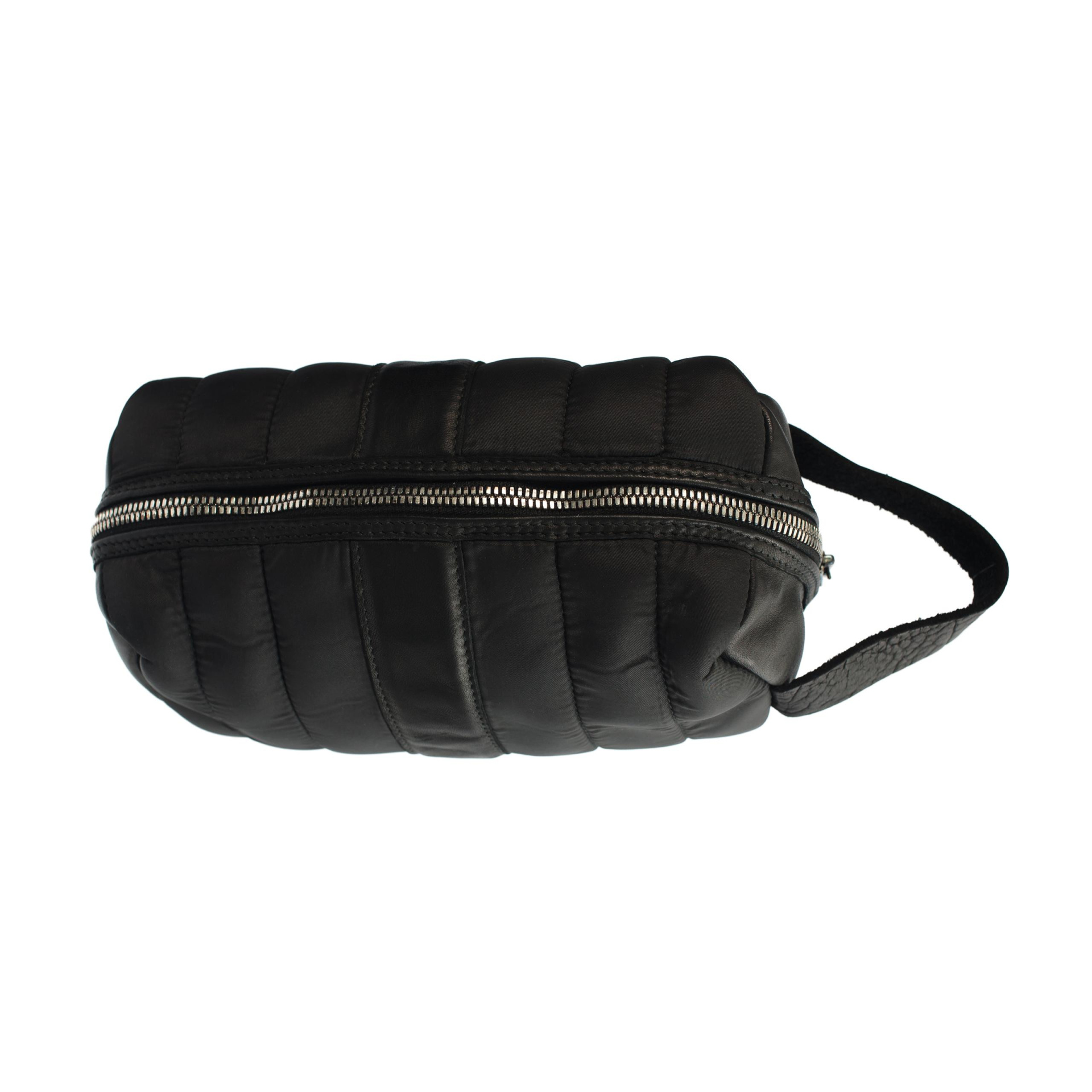 Guidi Black Nylon & Leather Bag