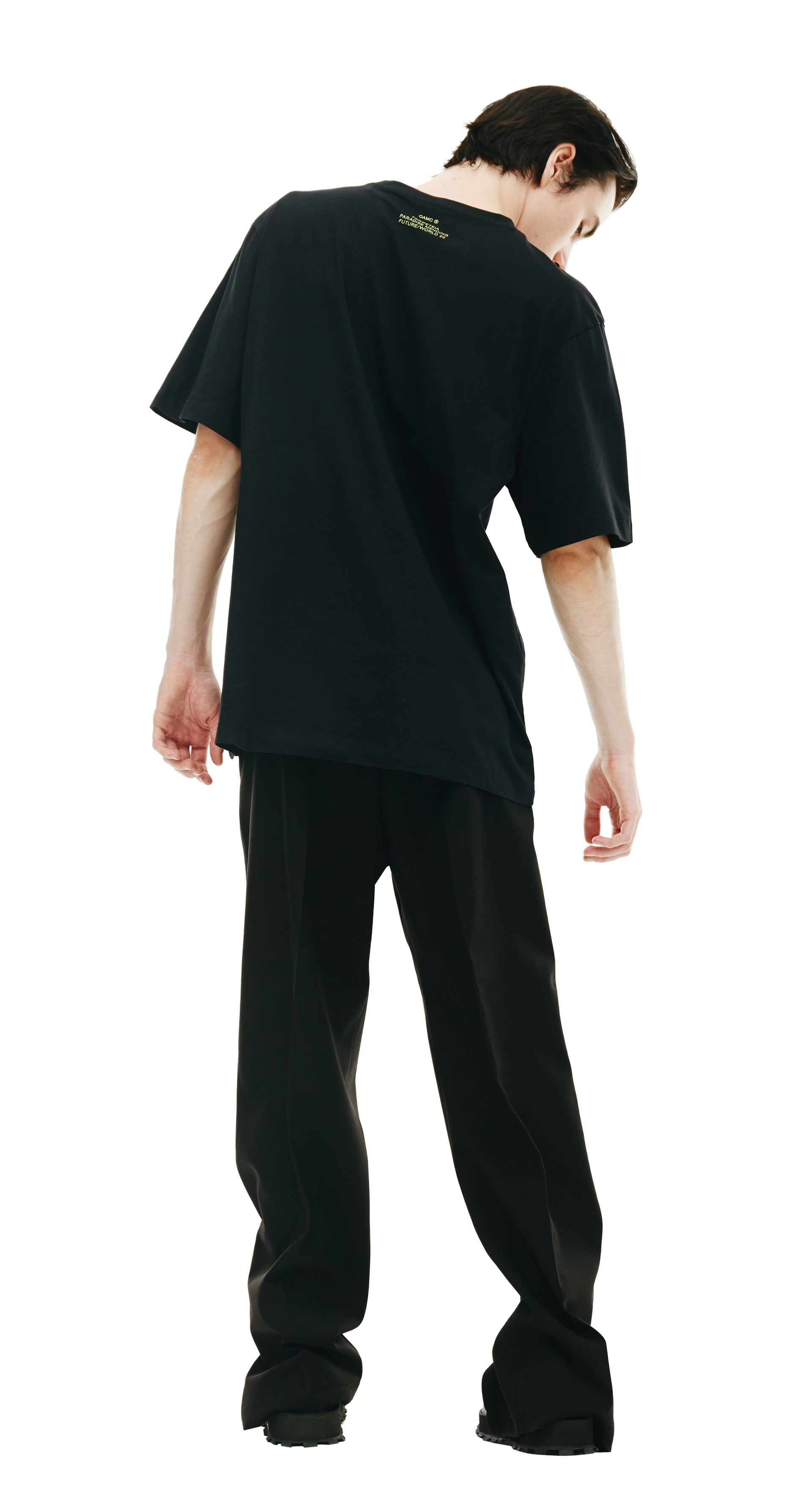 OAMC Black printed t-shirt