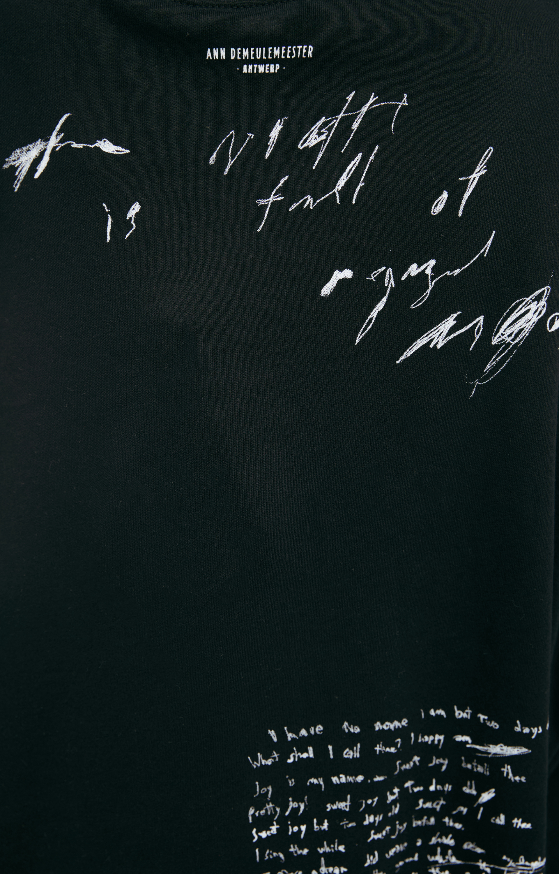 Ann Demeulemeester Longsleeve with an abstract print