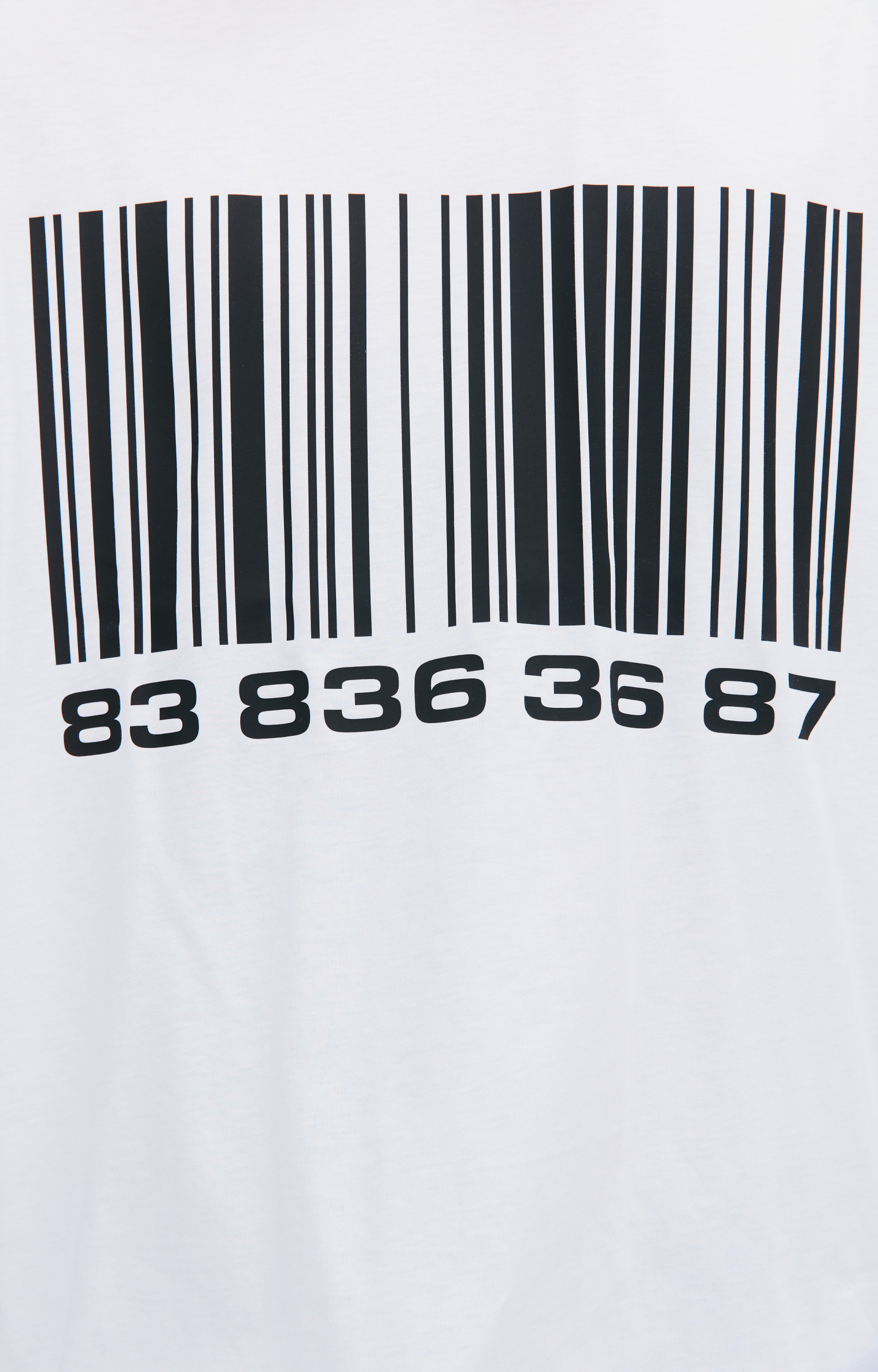 VTMNTS Barcode printed t-shirt