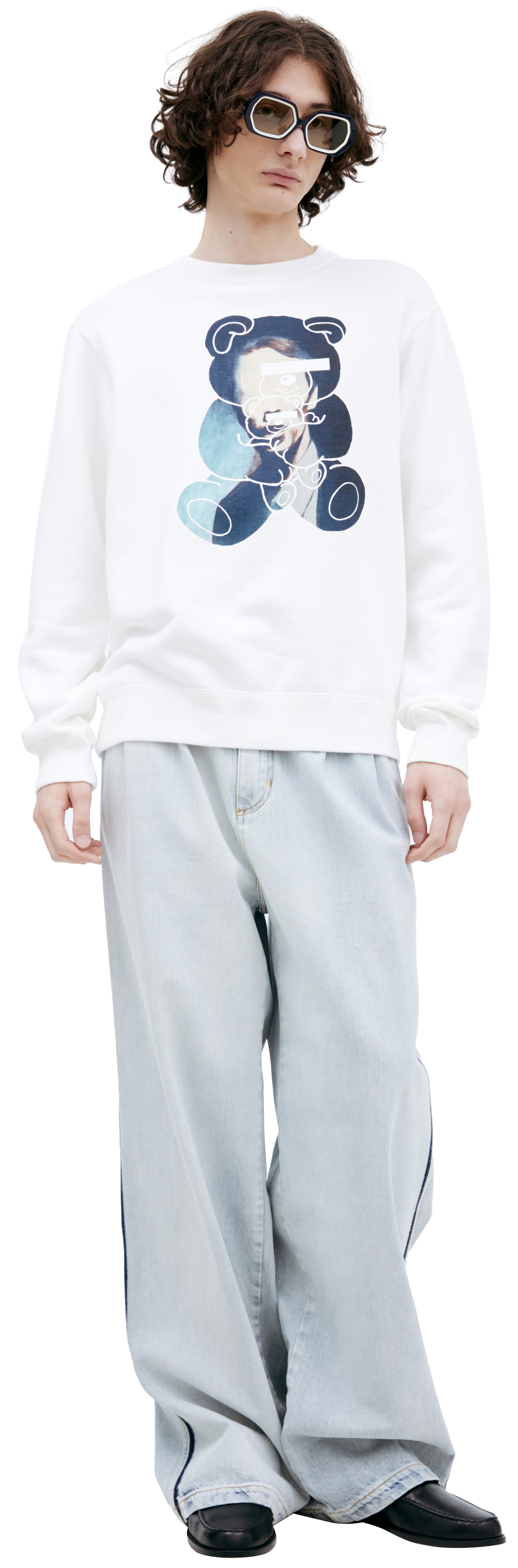 Undercover White sweatshirt with print