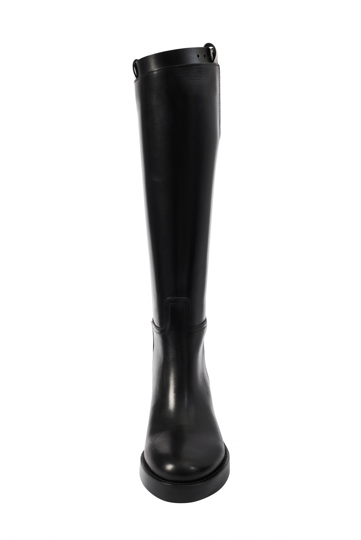 Ann Demeulemeester Black Riding boots with heel