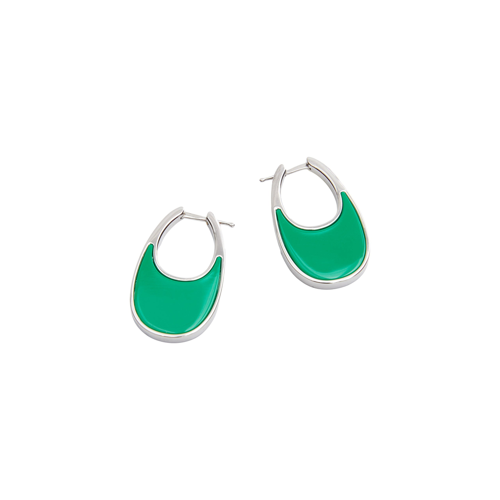 Coperni Lacquered Medium Swipe Earring