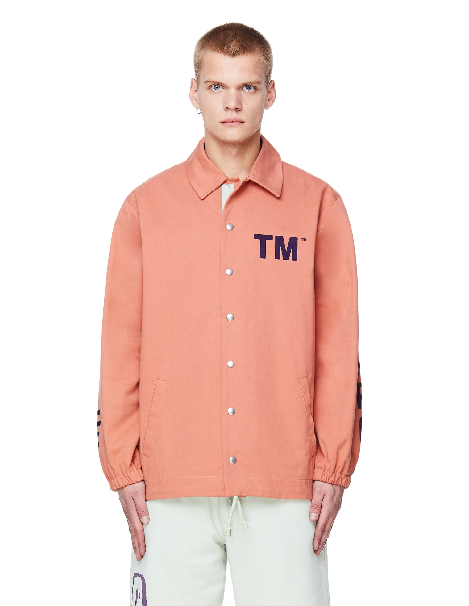 Pigalle Pink Cotton TM Coach Jacket