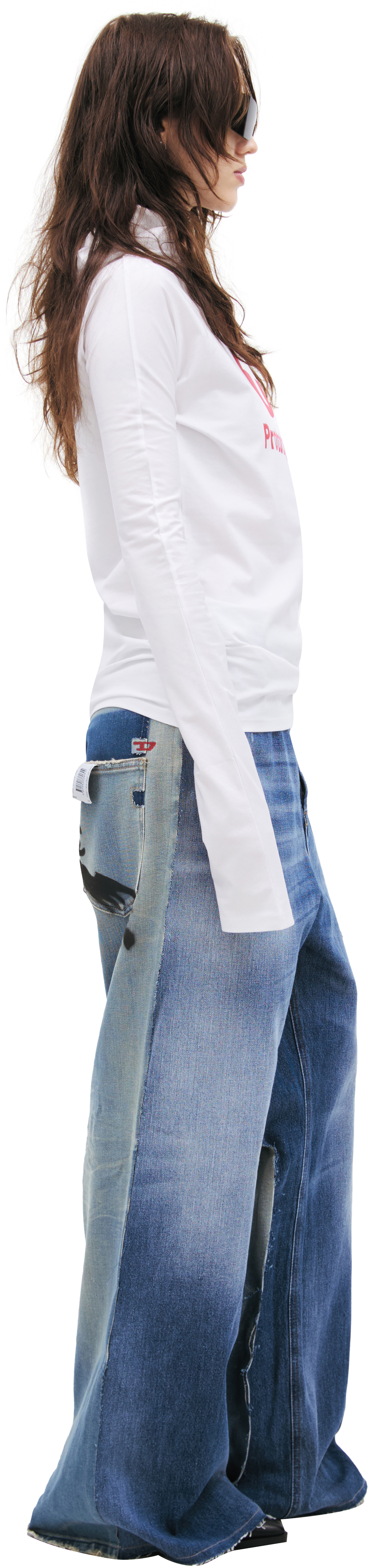 PROTOTYPES White logo hoodie