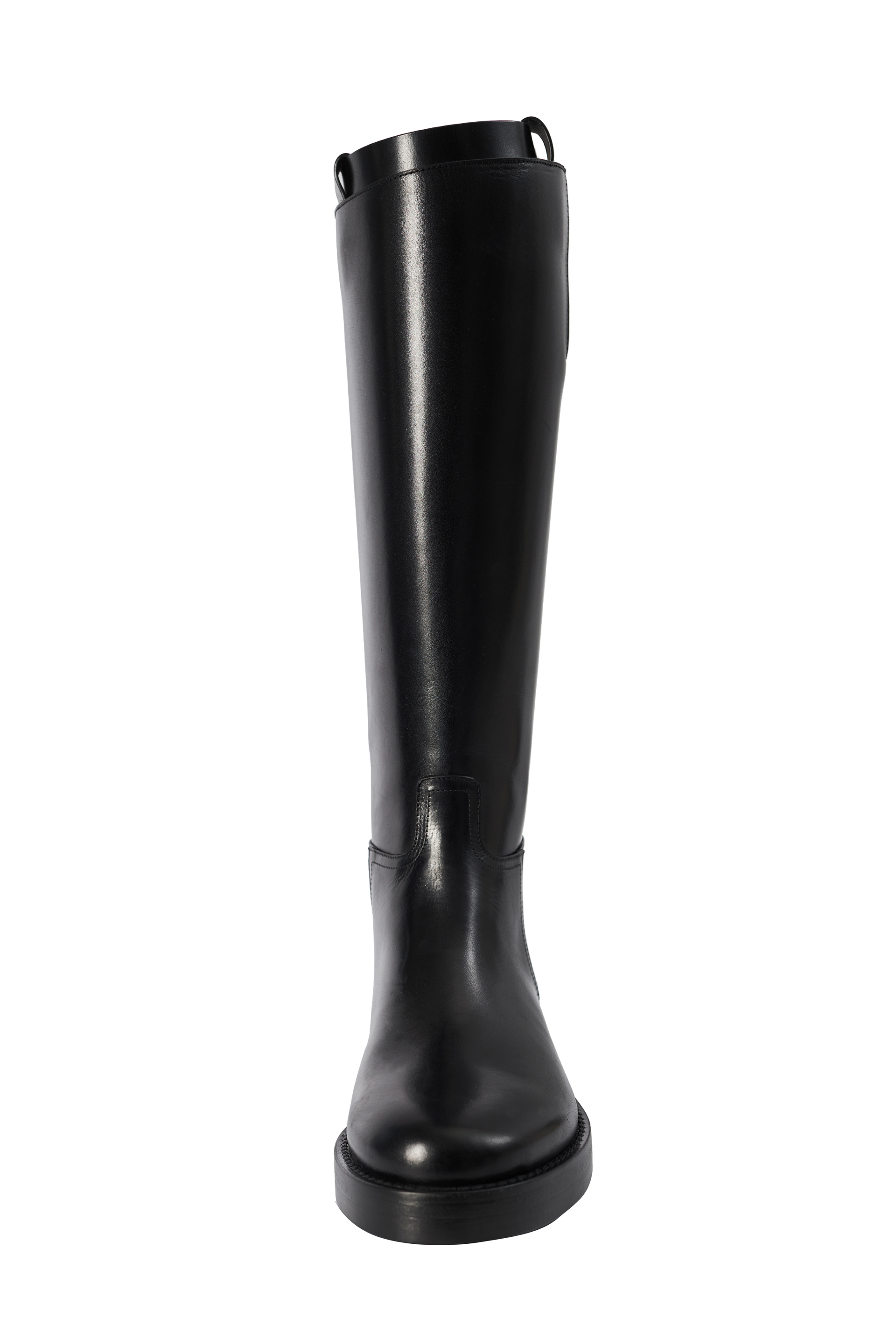 Ann Demeulemeester Black leather high boots