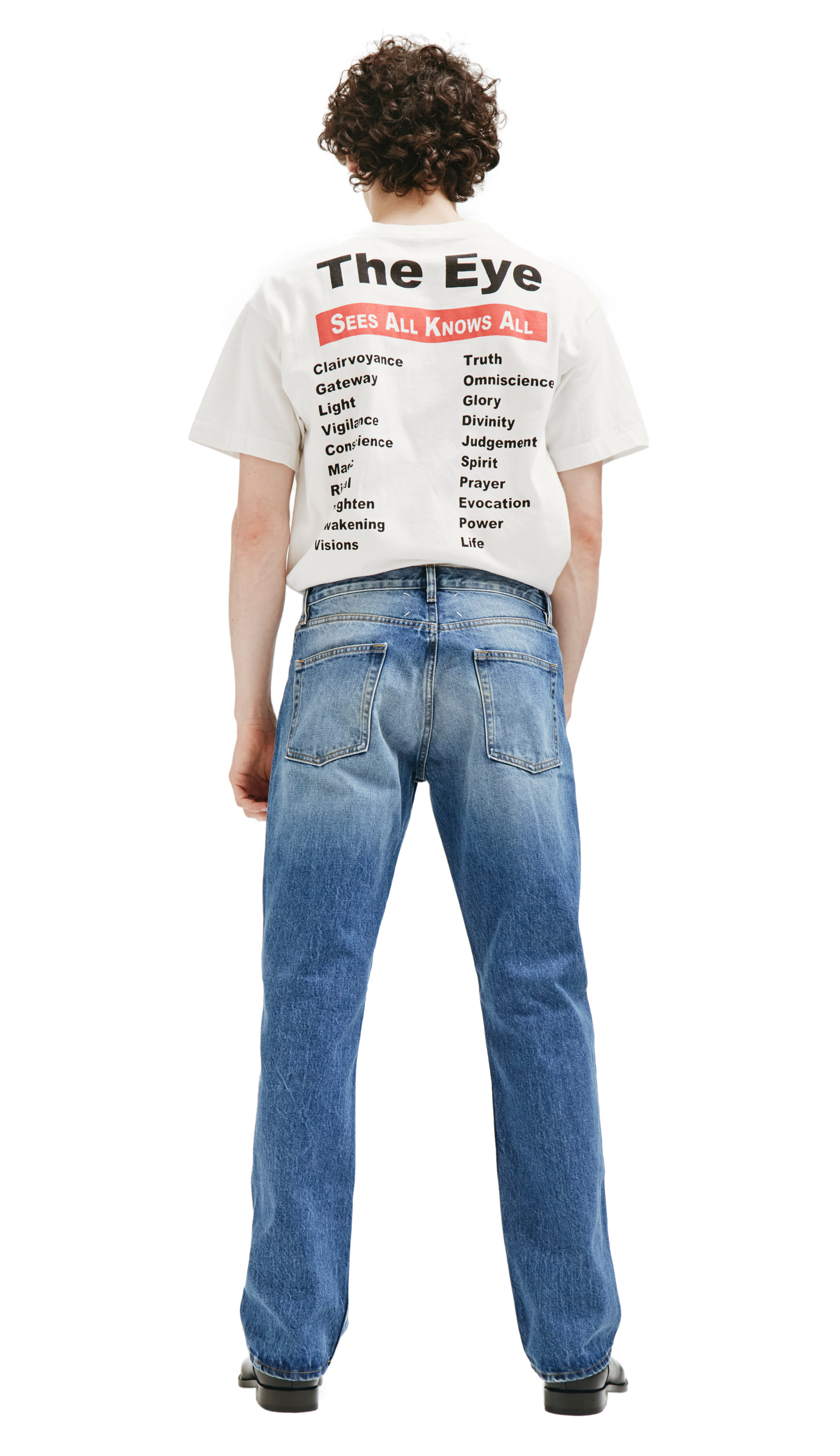 Maison Margiela Blue Straight Leg Jeans