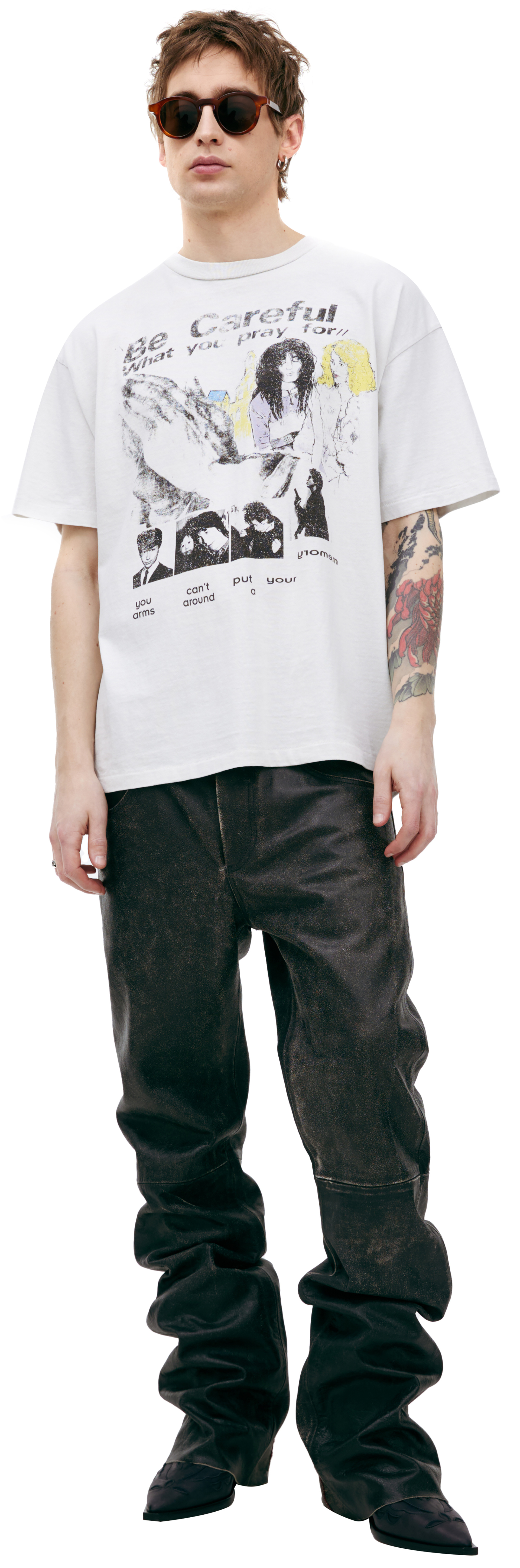 Enfants Riches Déprimés \'Be Careful\' print T-shirt