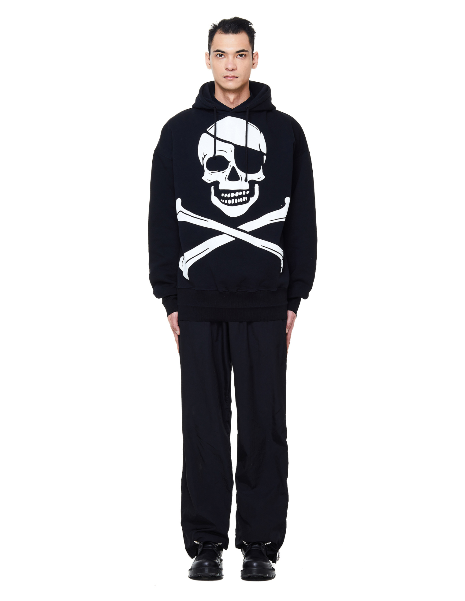 VETEMENTS Skull Cotton Pirate Hoodie