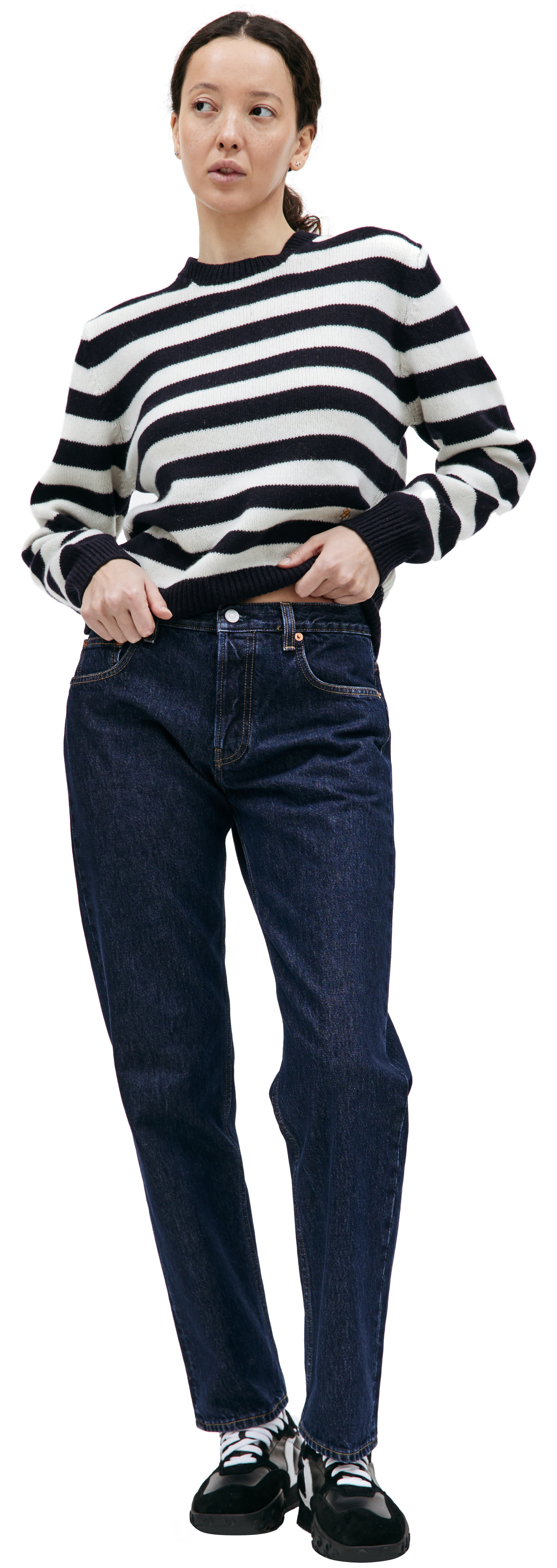SPORTY & RICH Vintage straight leg jeans