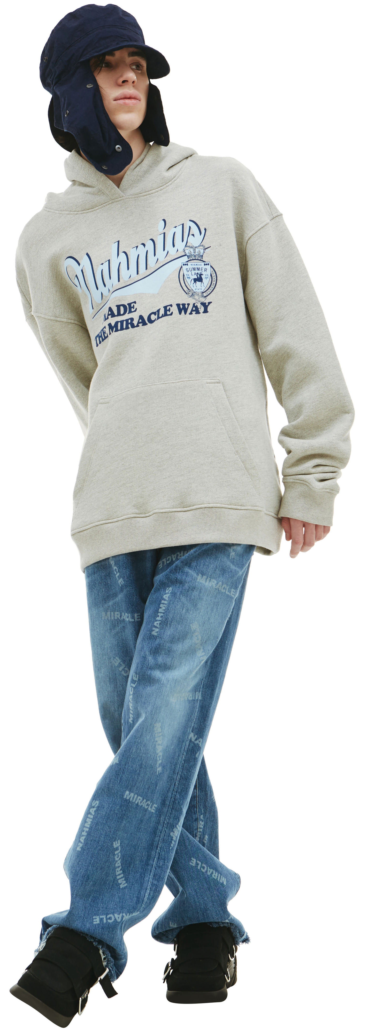 Nahmias Miracle way cotton hoodie