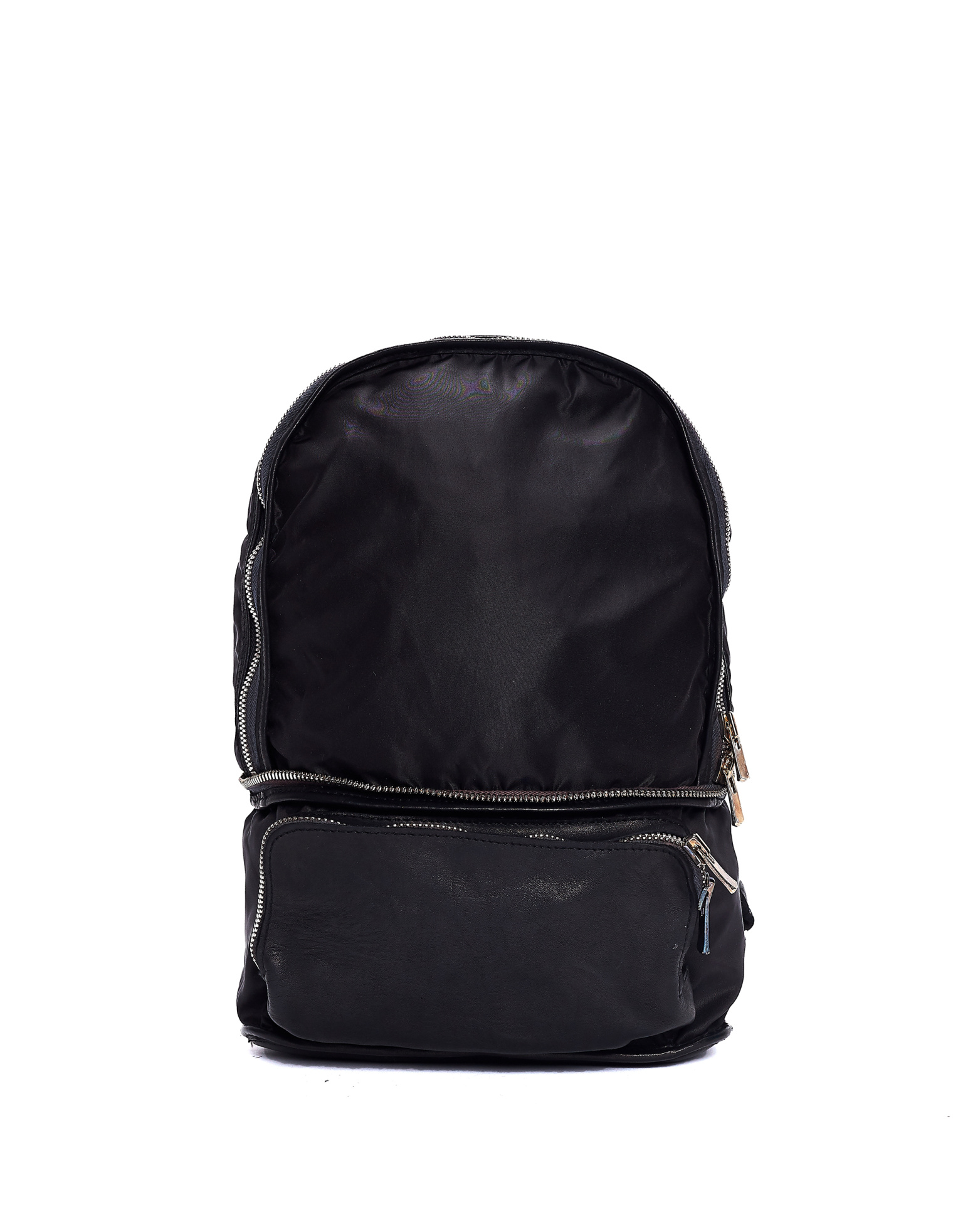 Guidi Black Nylon & Leather Transformer Backpack