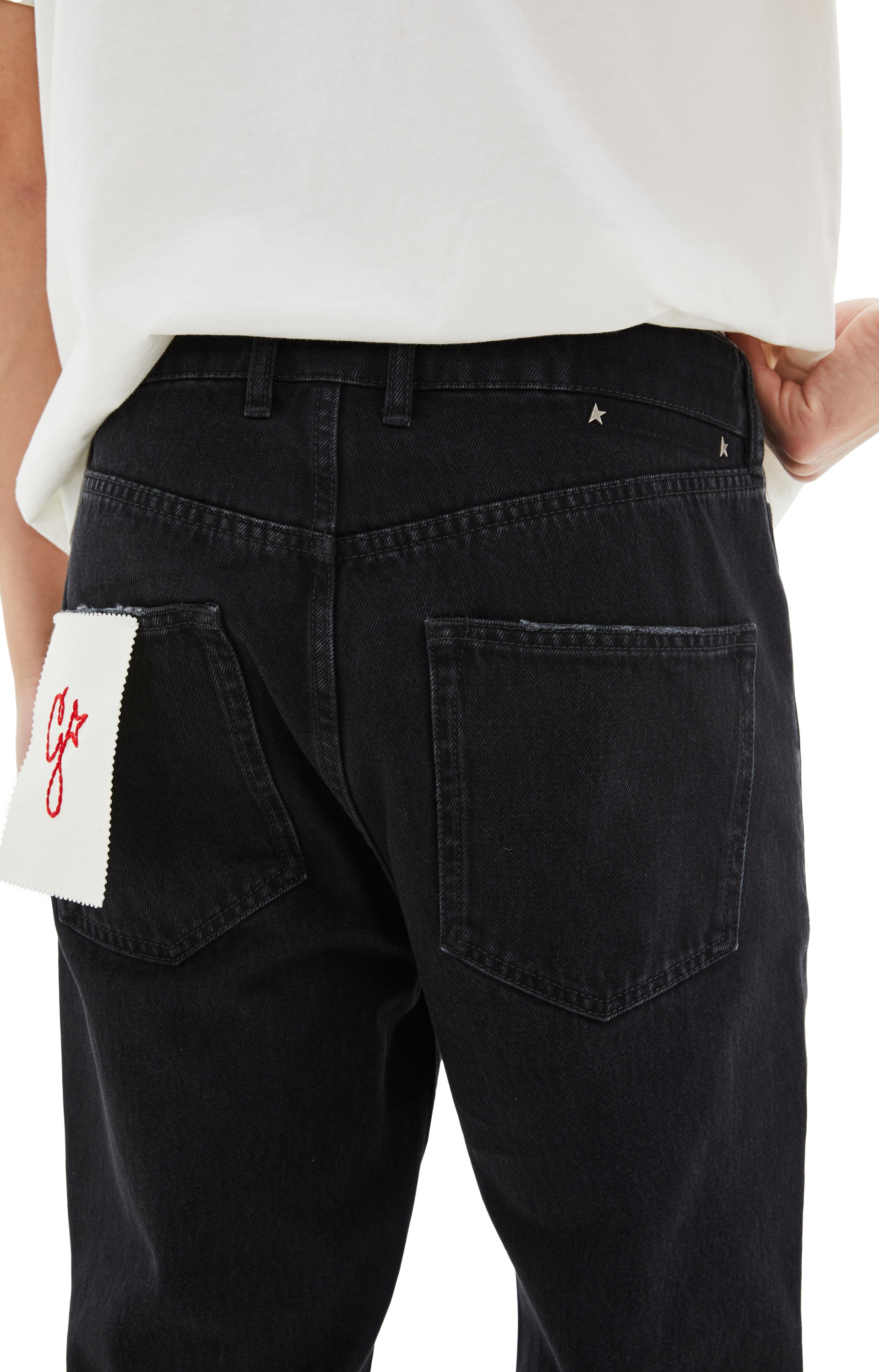 Golden Goose Happy One Washed Denim