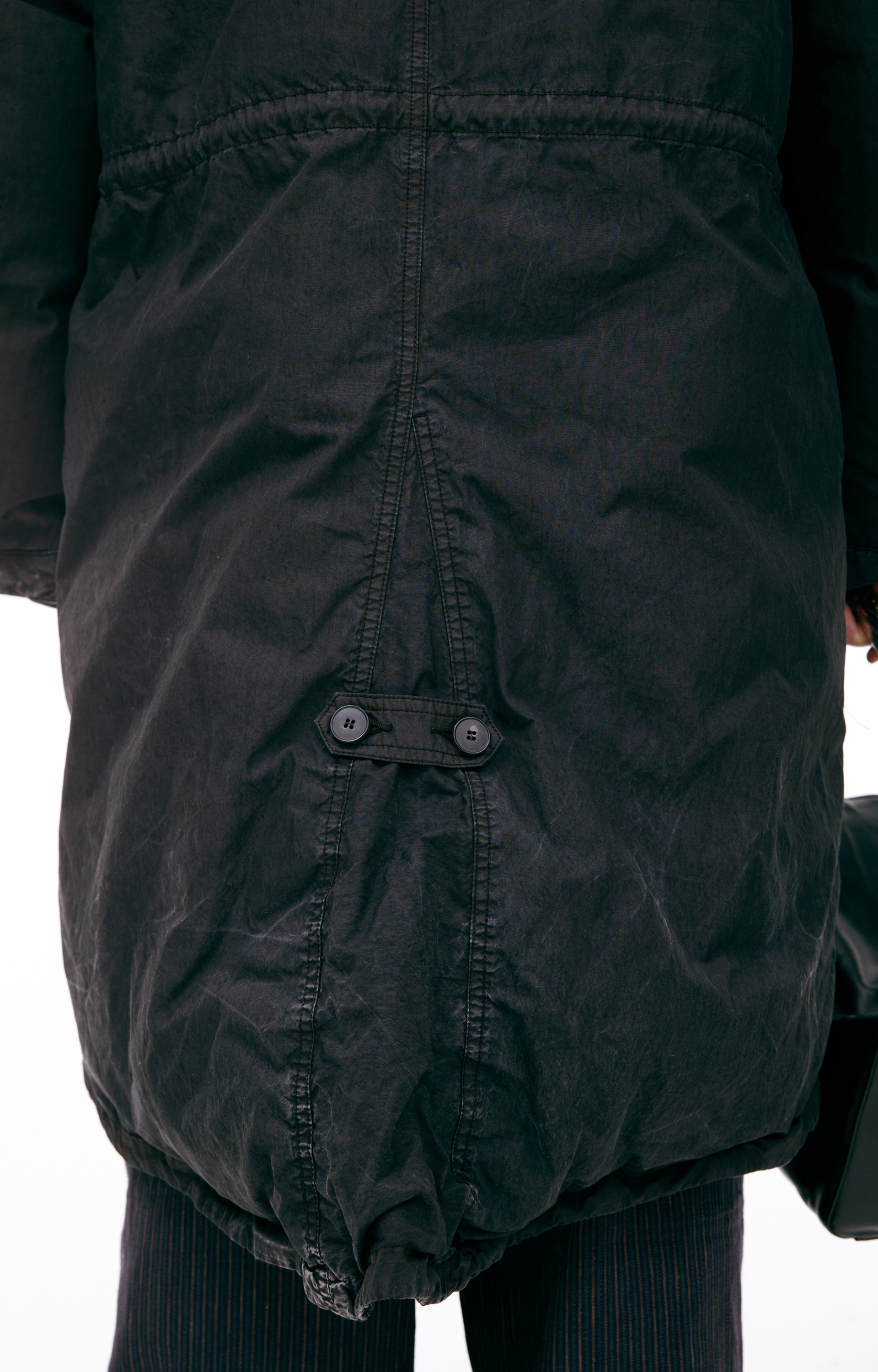 Enfants Riches Déprimés Black cotton parka