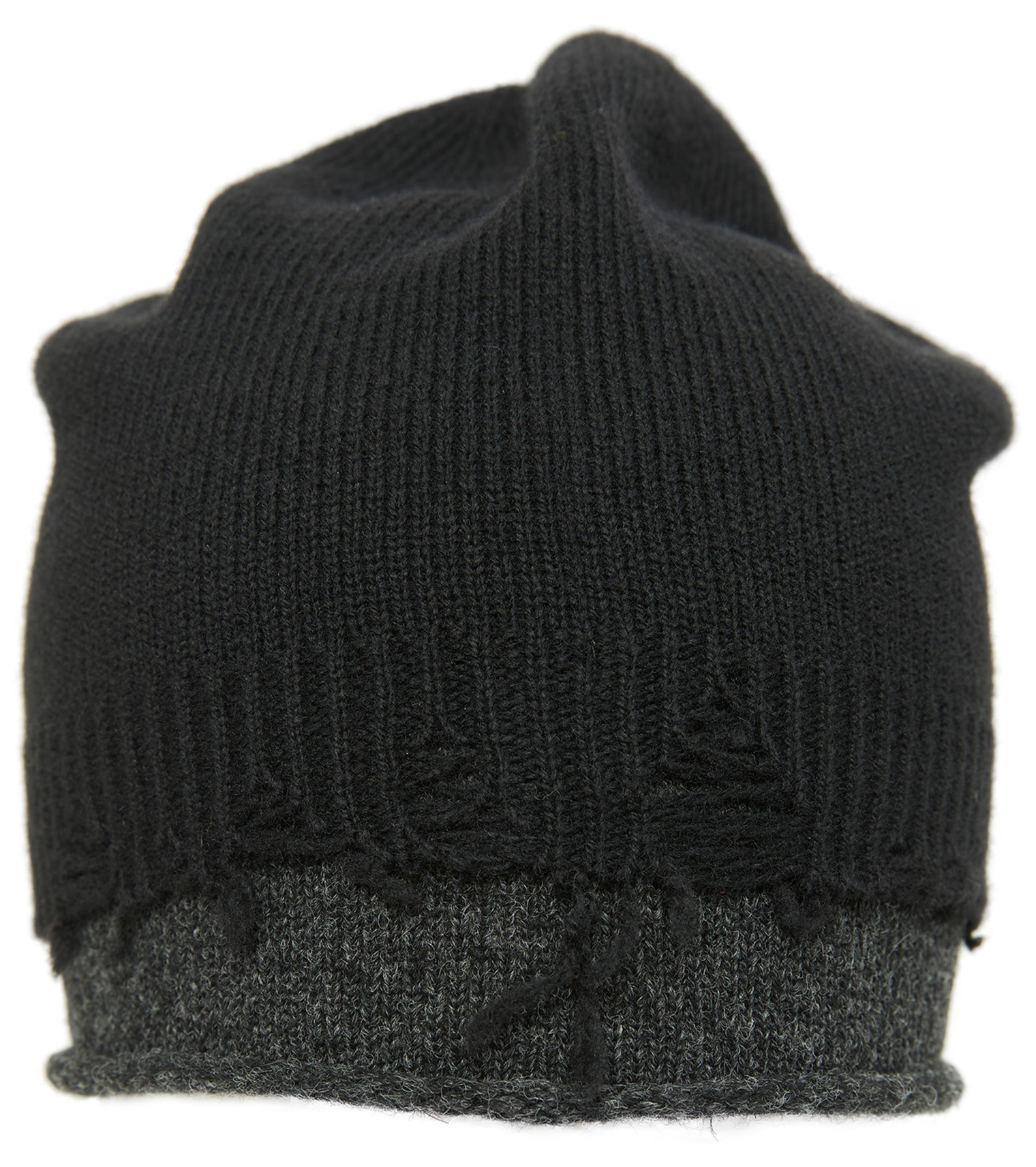 Y\'s Ripped wool beanie