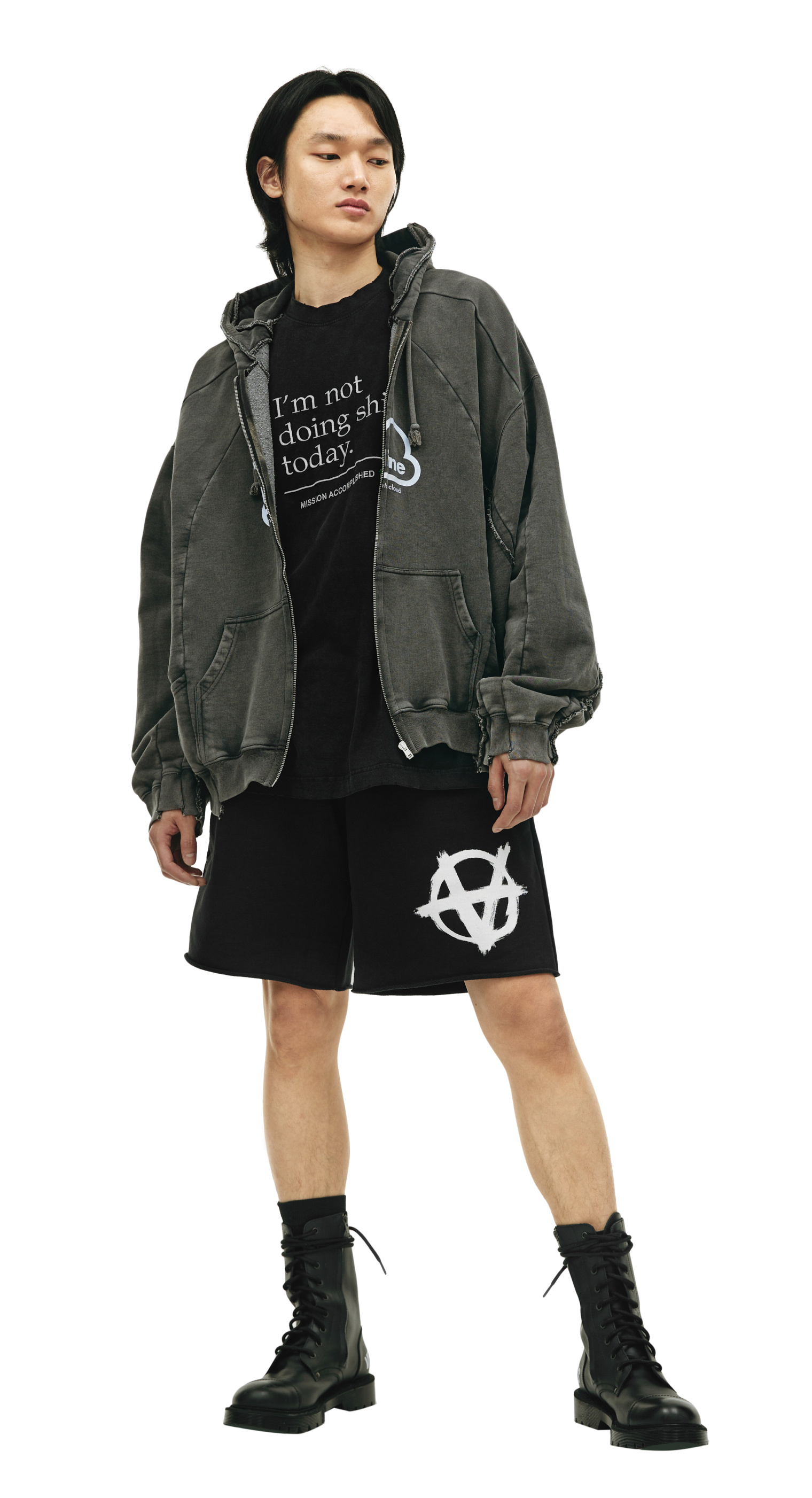 VETEMENTS ONLINE zip-up hoodie
