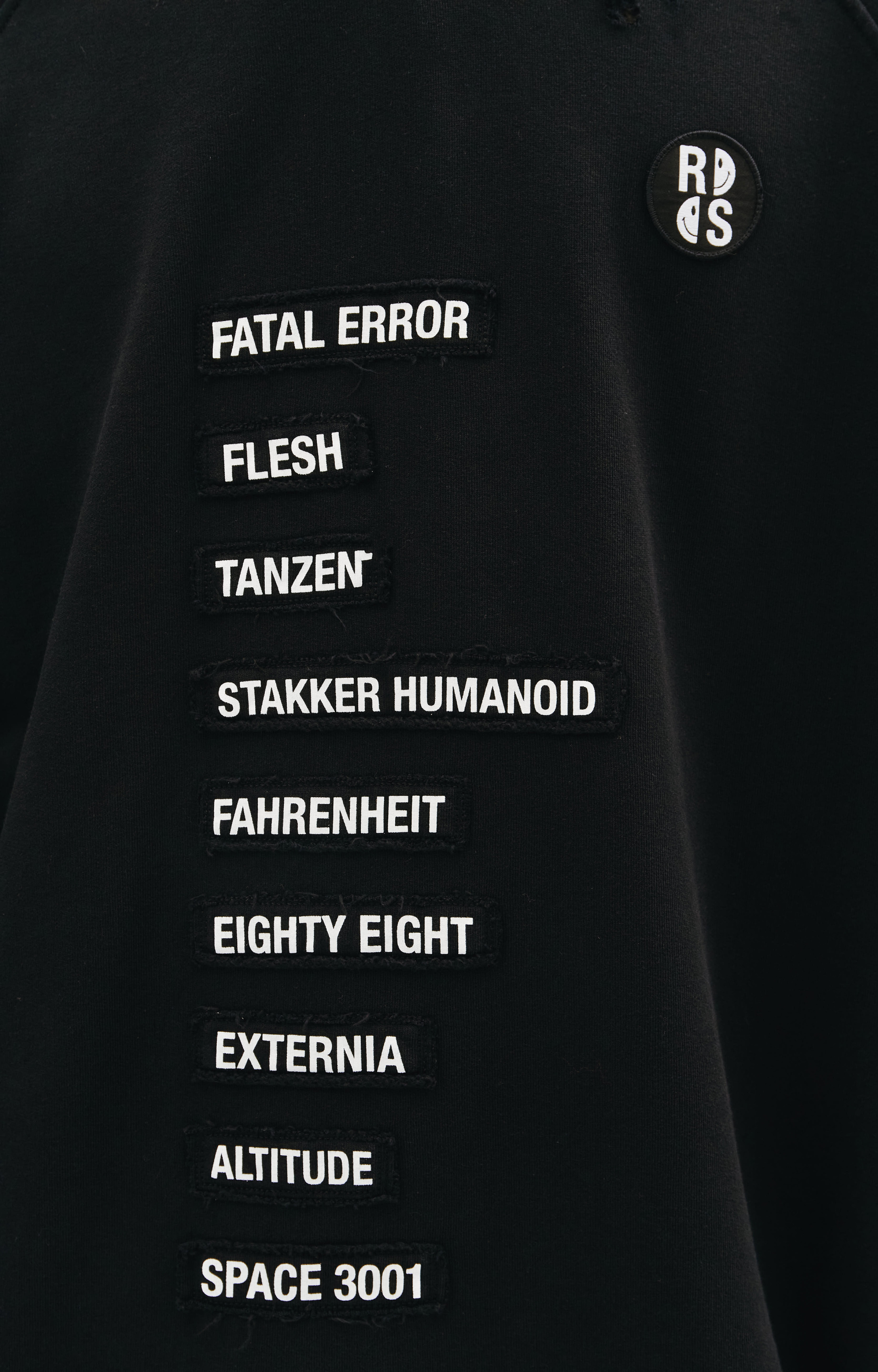 Raf Simons Raf Simons x Smiley Oversized Patched Hoodie