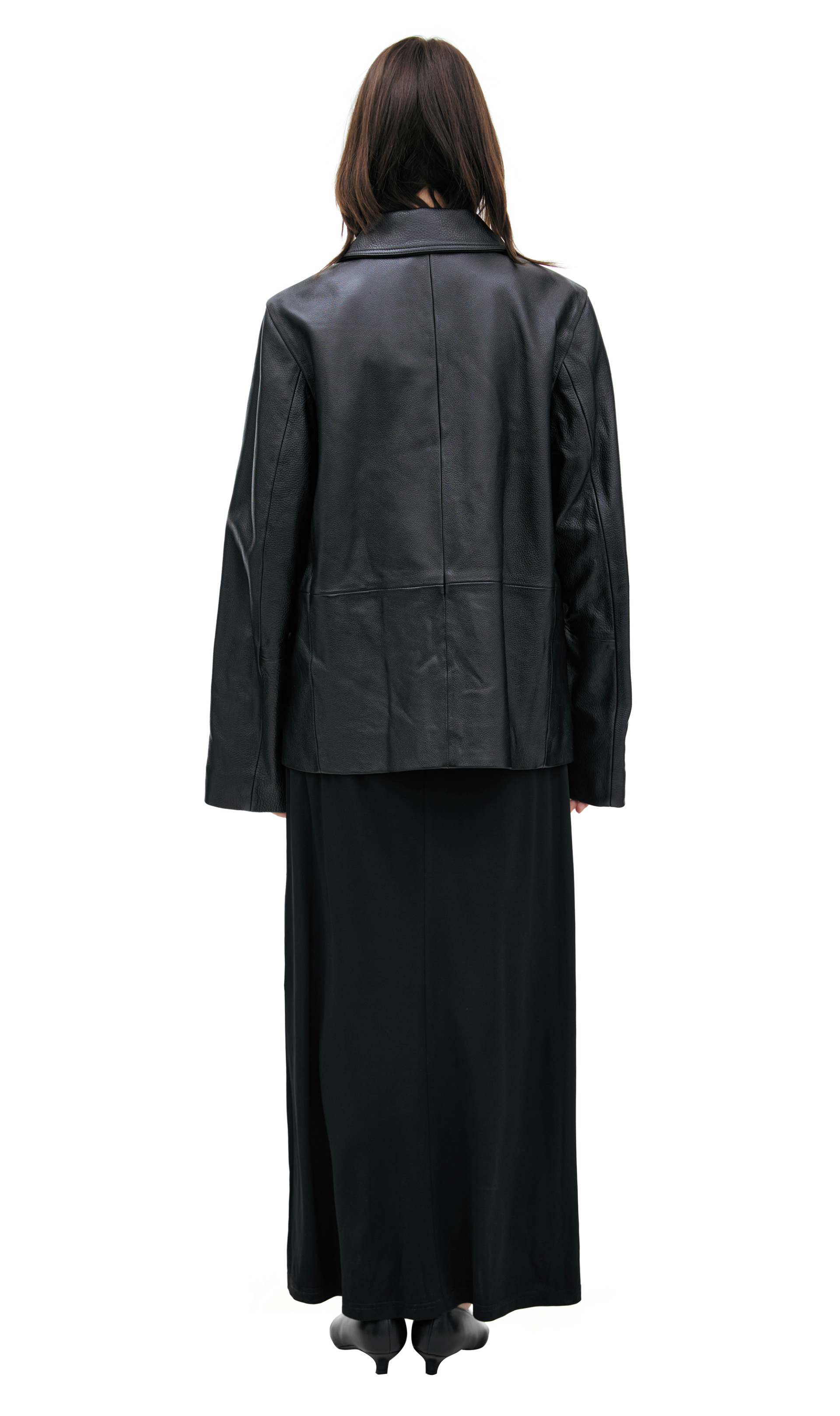 TOTEME Leather jacket with buttons