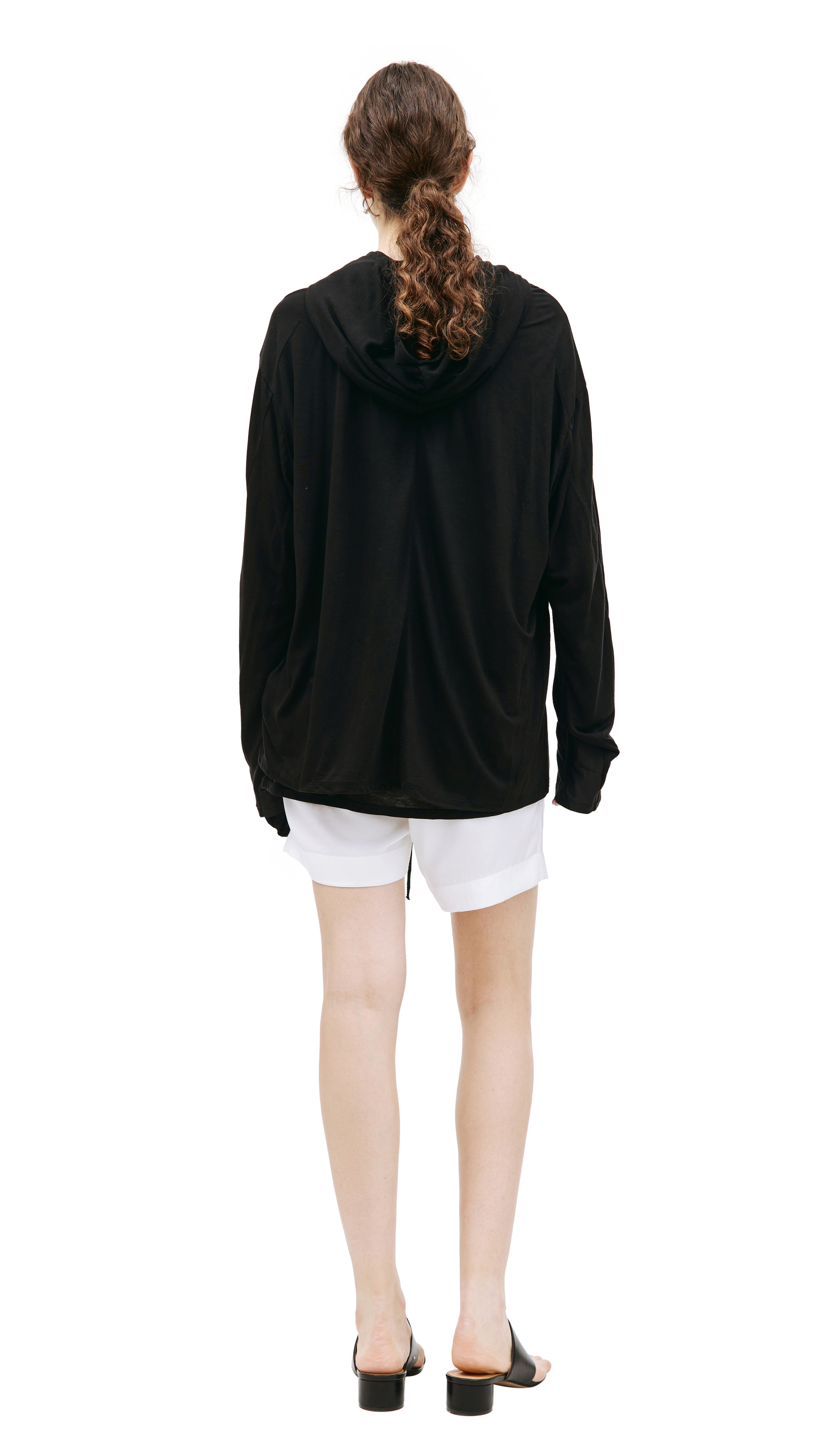 Post Archive Faction Black 5.0+ zipped hoodie