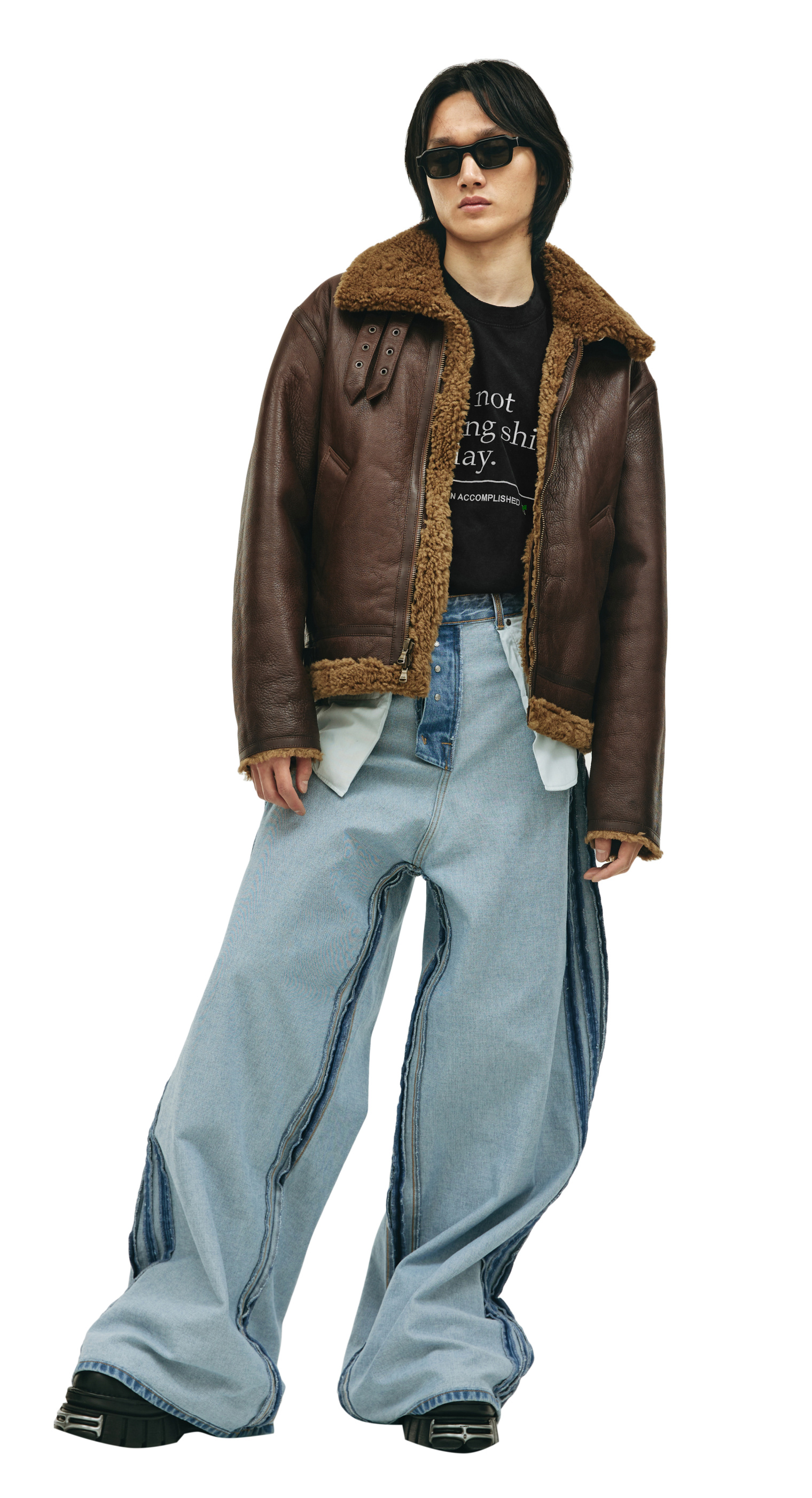 VETEMENTS Двусторонняя дубленка