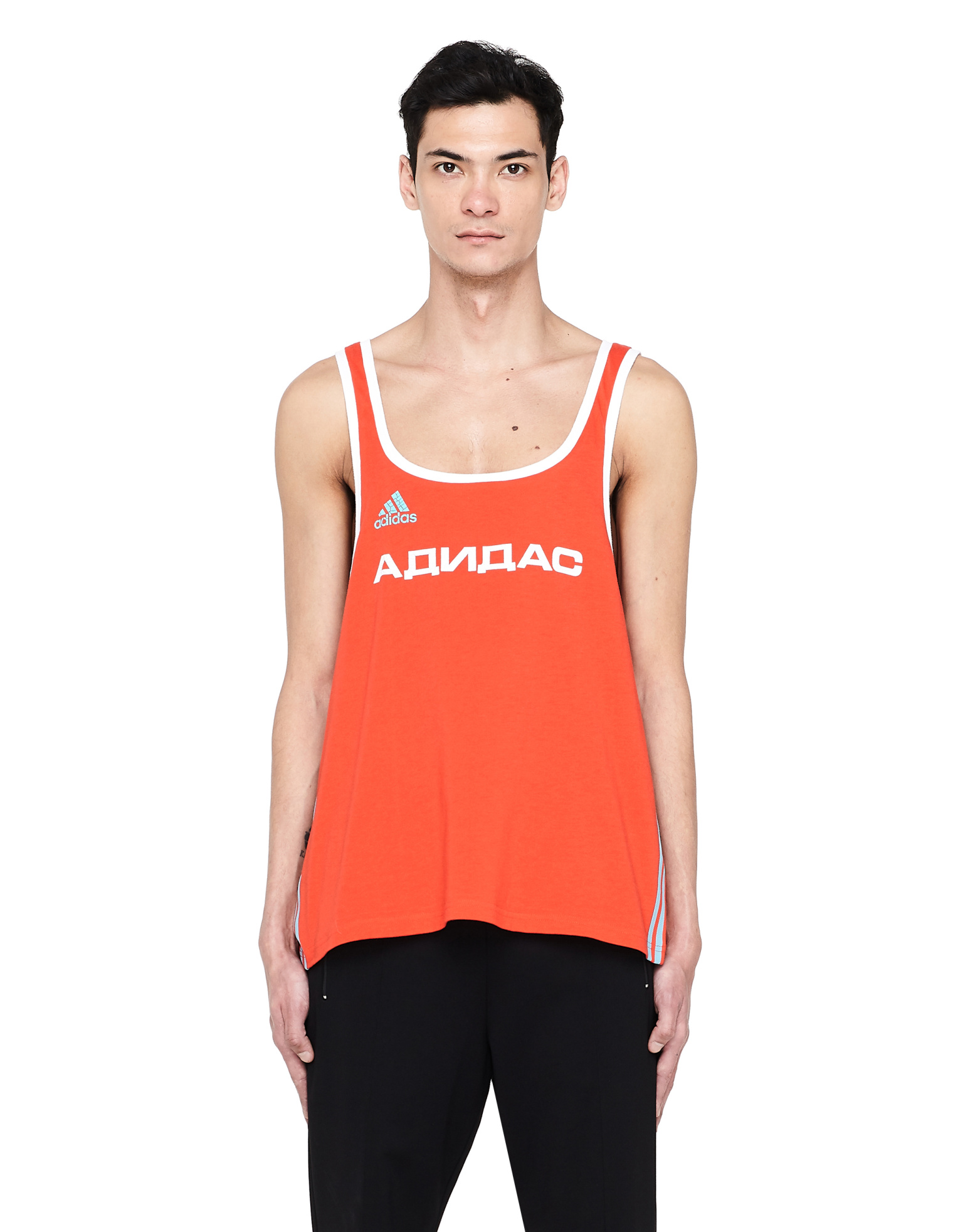 Gosha Rubchinskiy Хлопковая майка adidas