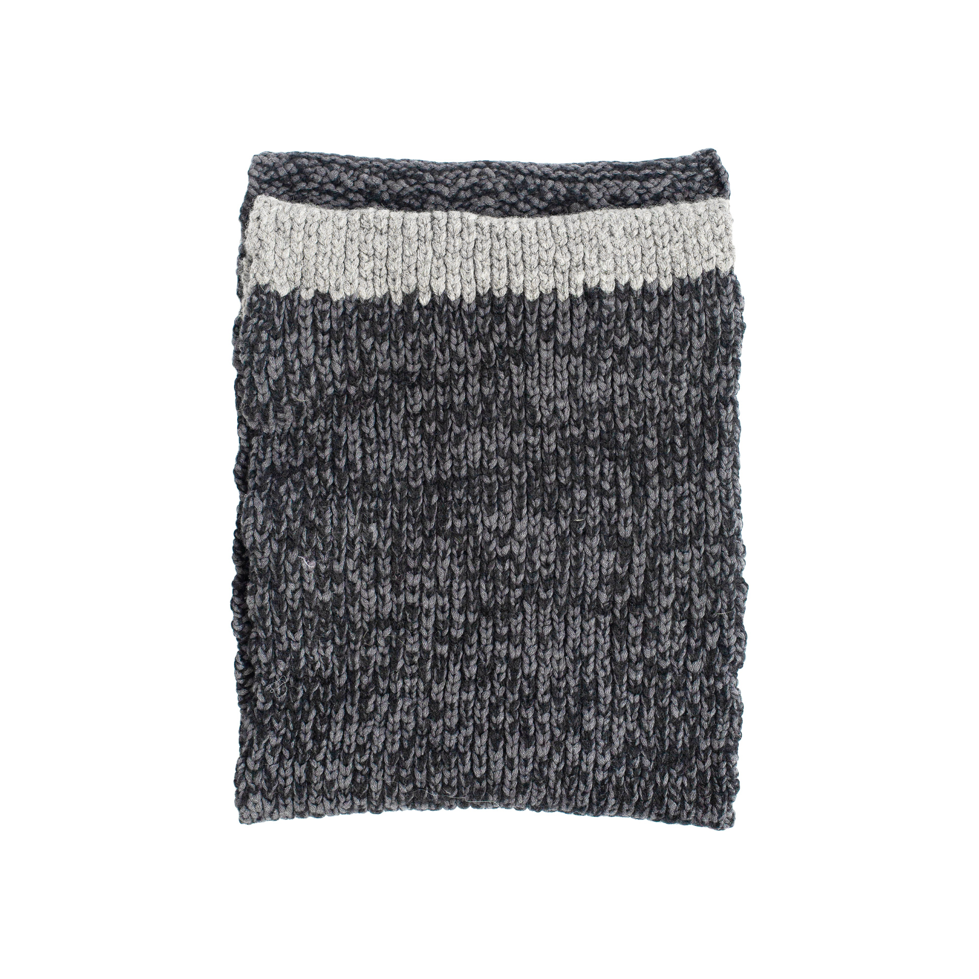 The Viridi-Anne Mixed Grey & Black Snood